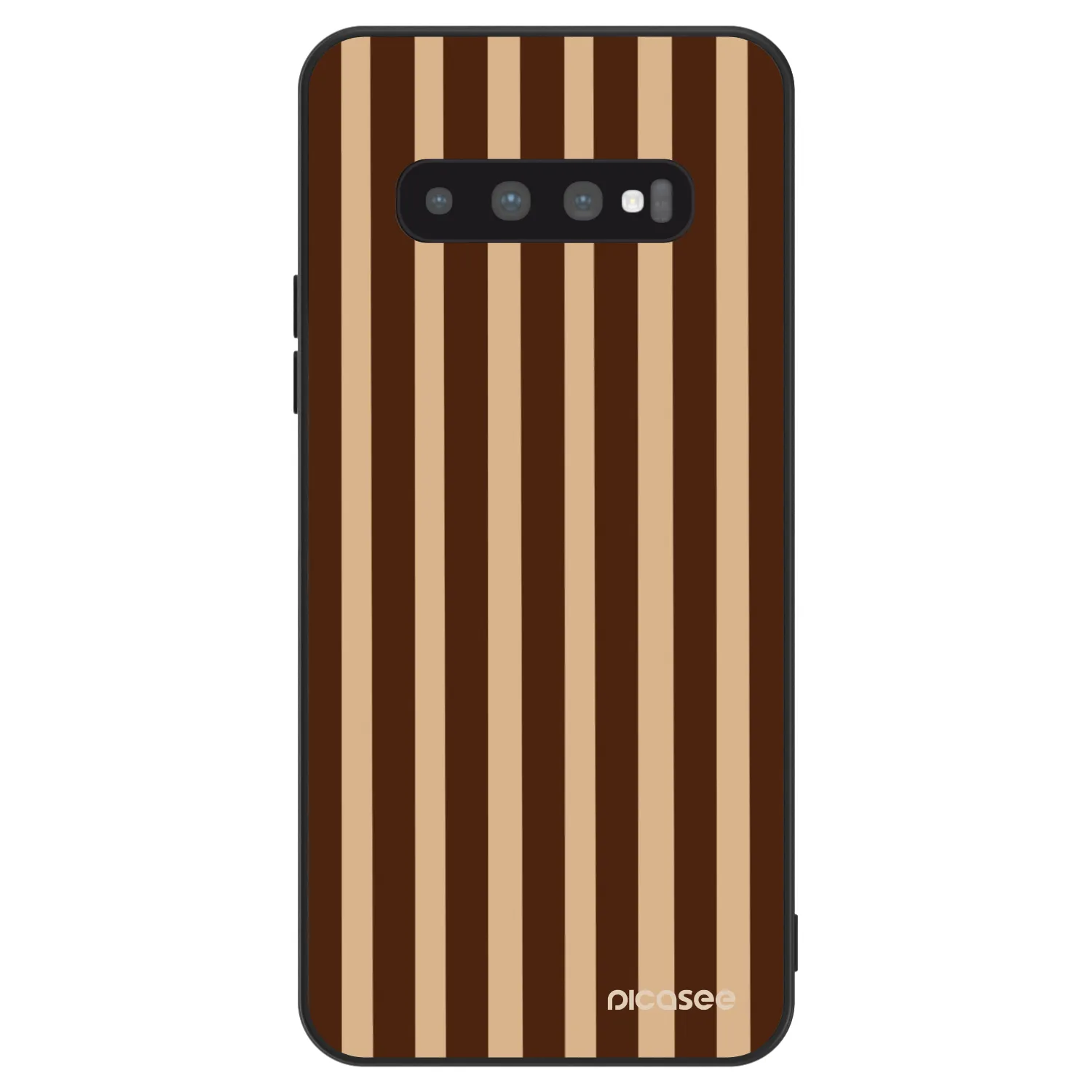 Picasee ULTIMATE CASE na Samsung Galaxy S10 G973 - Brown lines