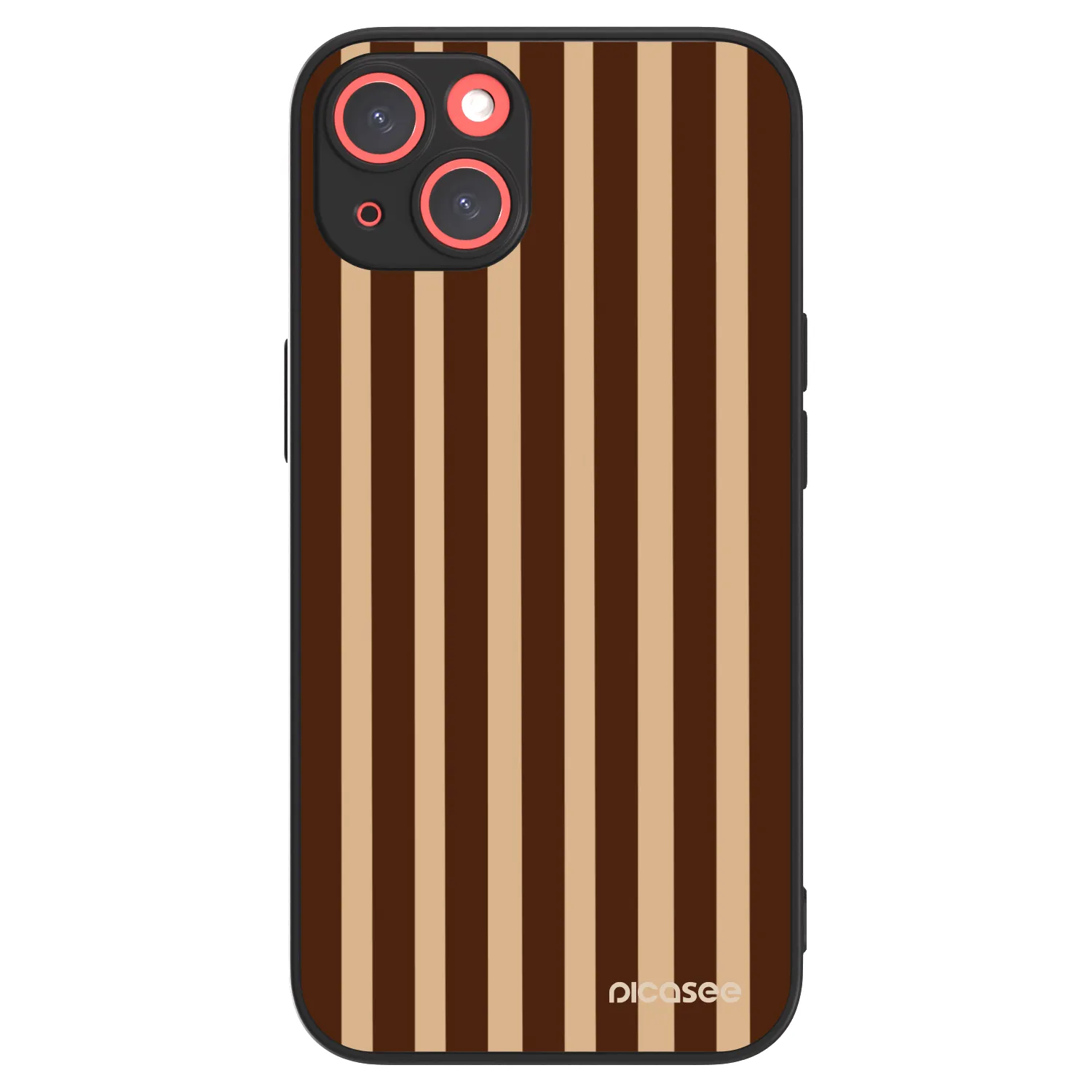 Picasee ULTIMATE CASE na Apple iPhone 13 - Brown lines