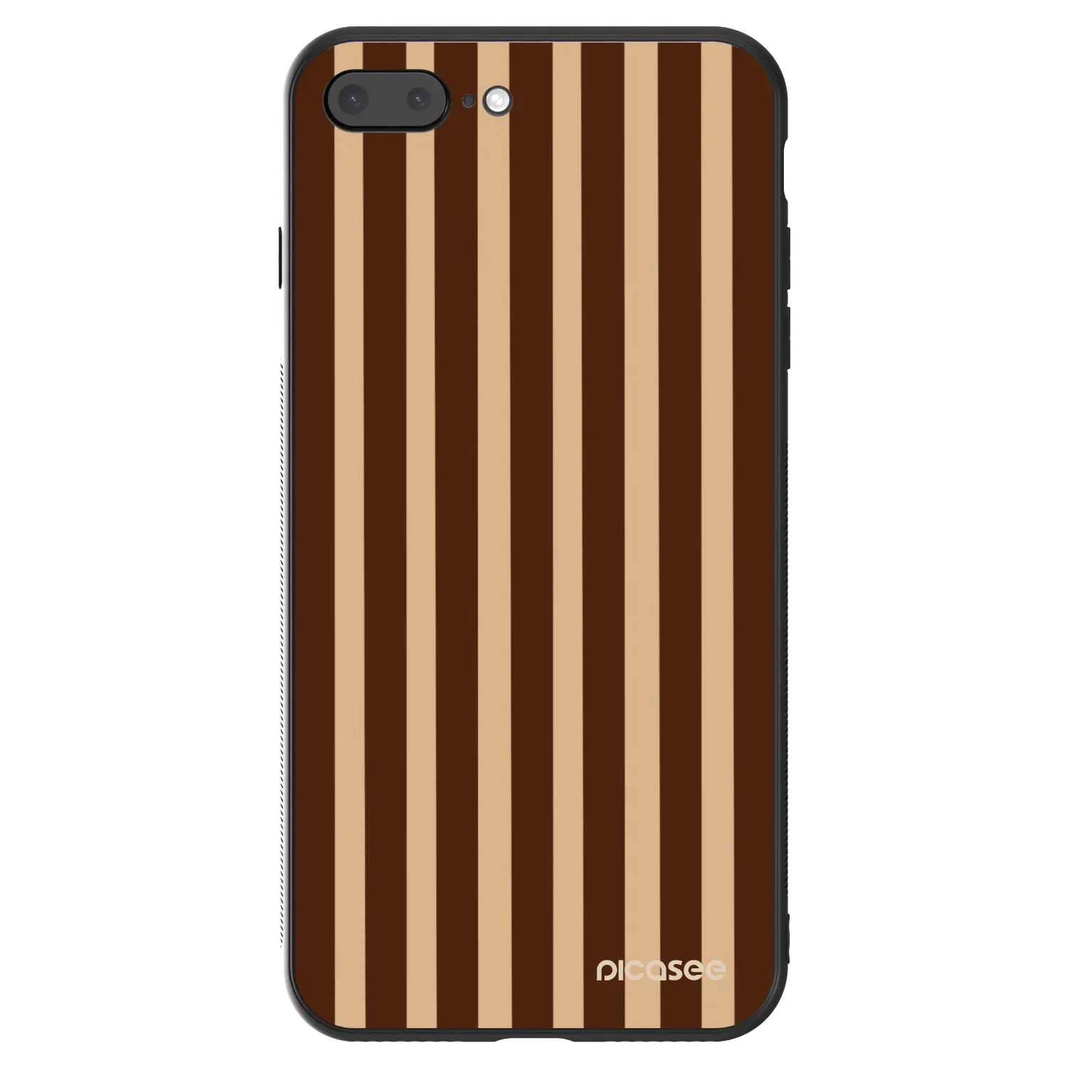 Picasee ULTIMATE CASE na Apple iPhone 8 Plus - Brown lines