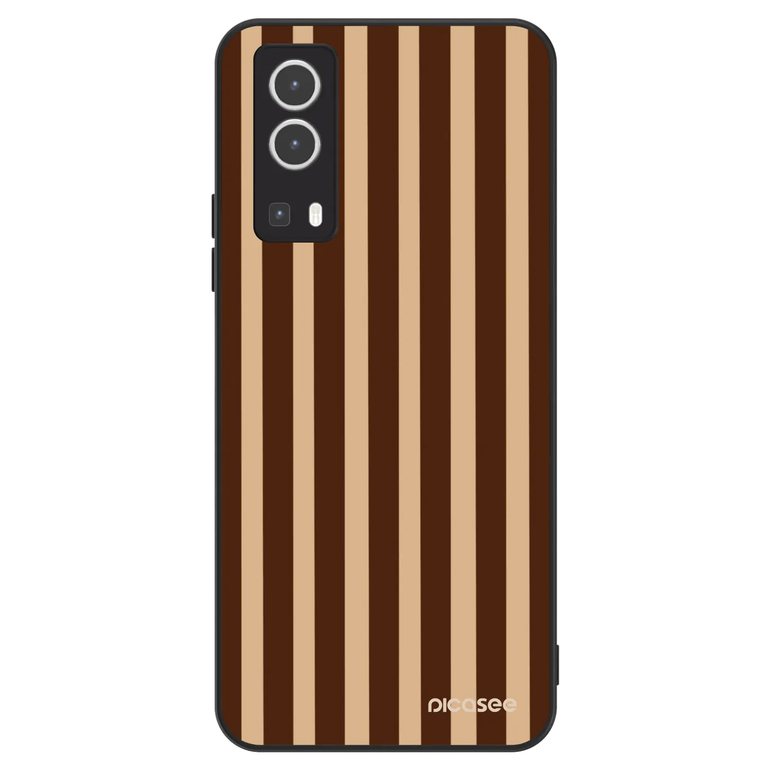 Picasee ULTIMATE CASE na Vivo Y72 5G - Brown lines