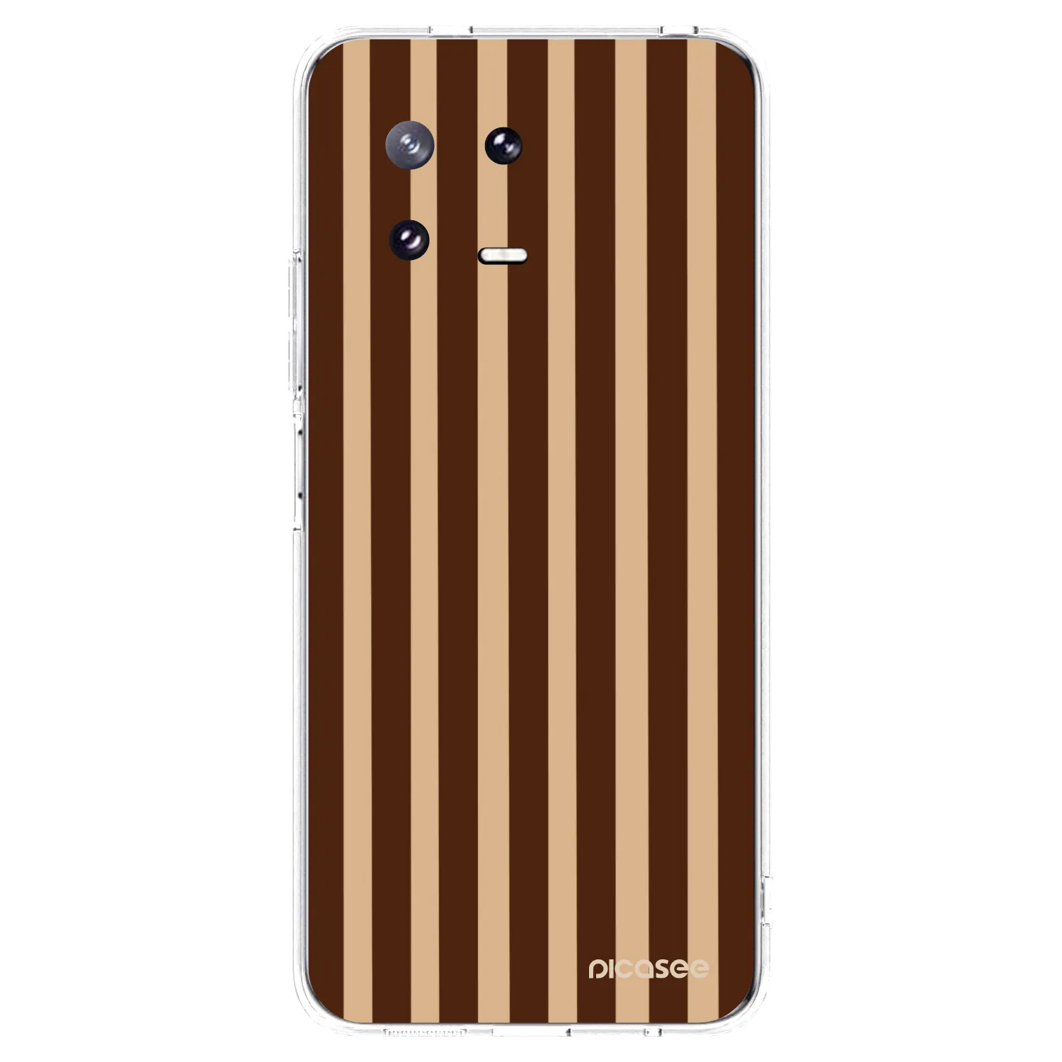 Picasee silikonowe przeźroczyste etui na Xiaomi 13 Pro - Brown lines
