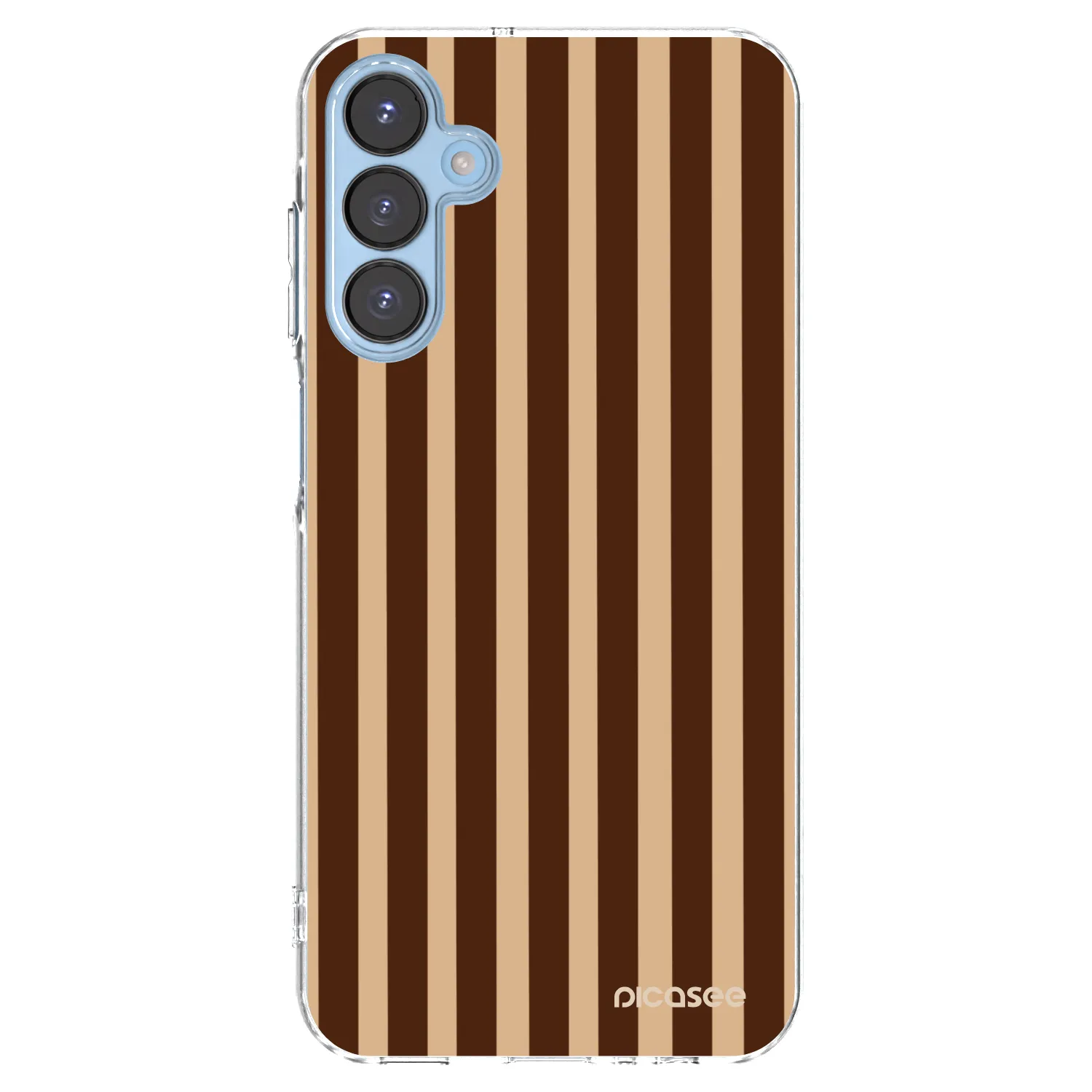 Picasee silikonowe przeźroczyste etui na Samsung Galaxy A15 A156B 5G - Brown lines