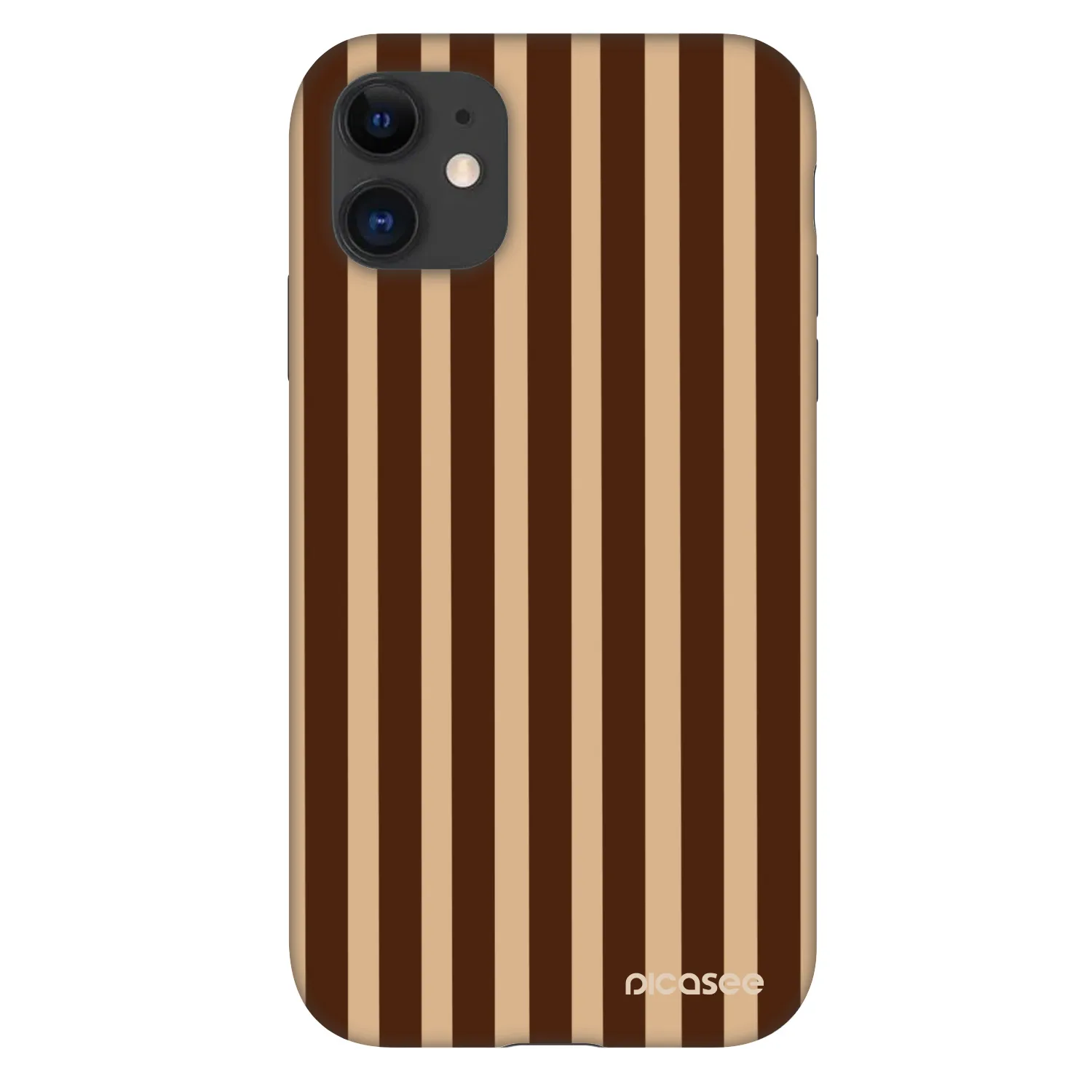 Picasee Fashion Case na Apple iPhone 11 - Brown lines