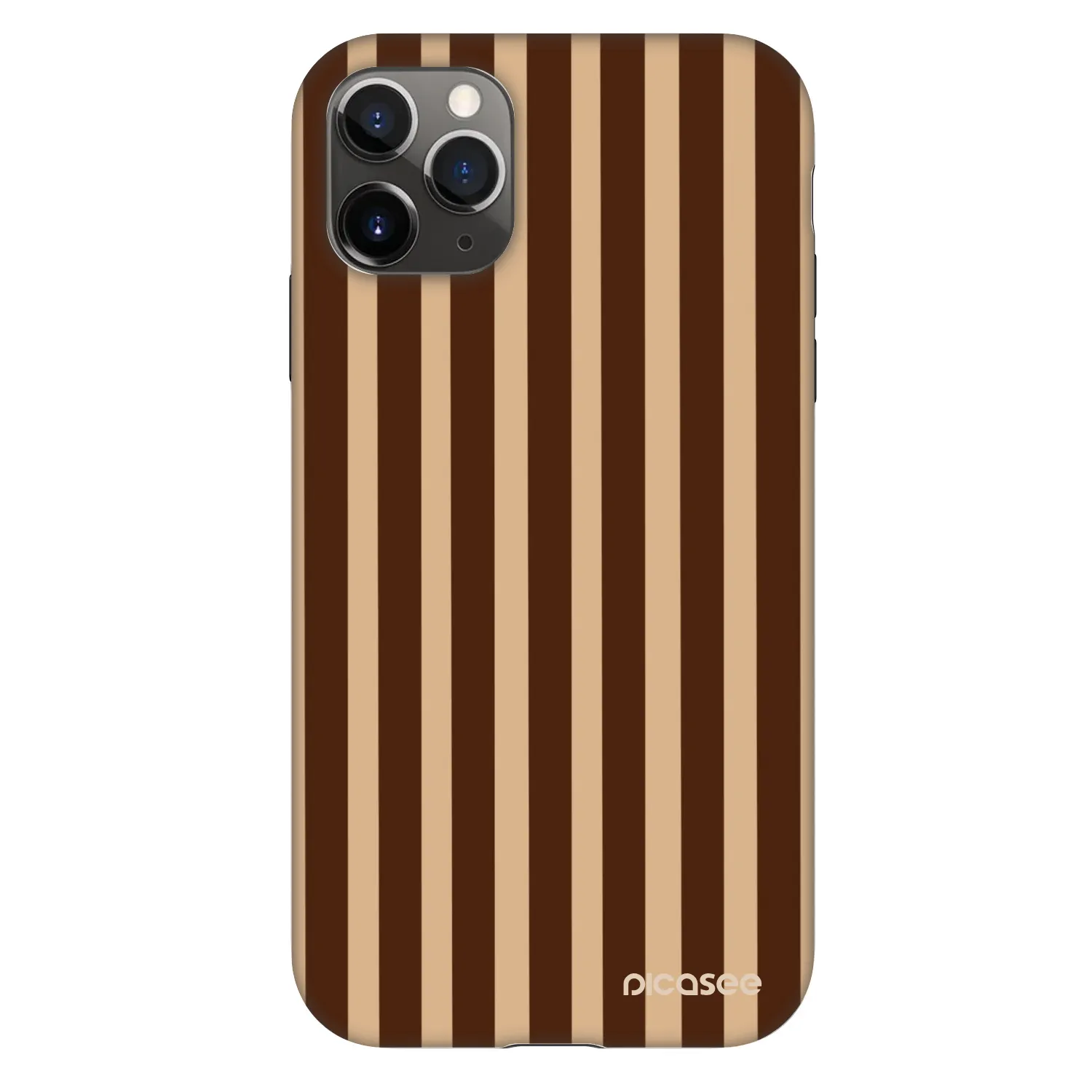 Picasee Fashion Case na Apple iPhone 11 Pro - Brown lines