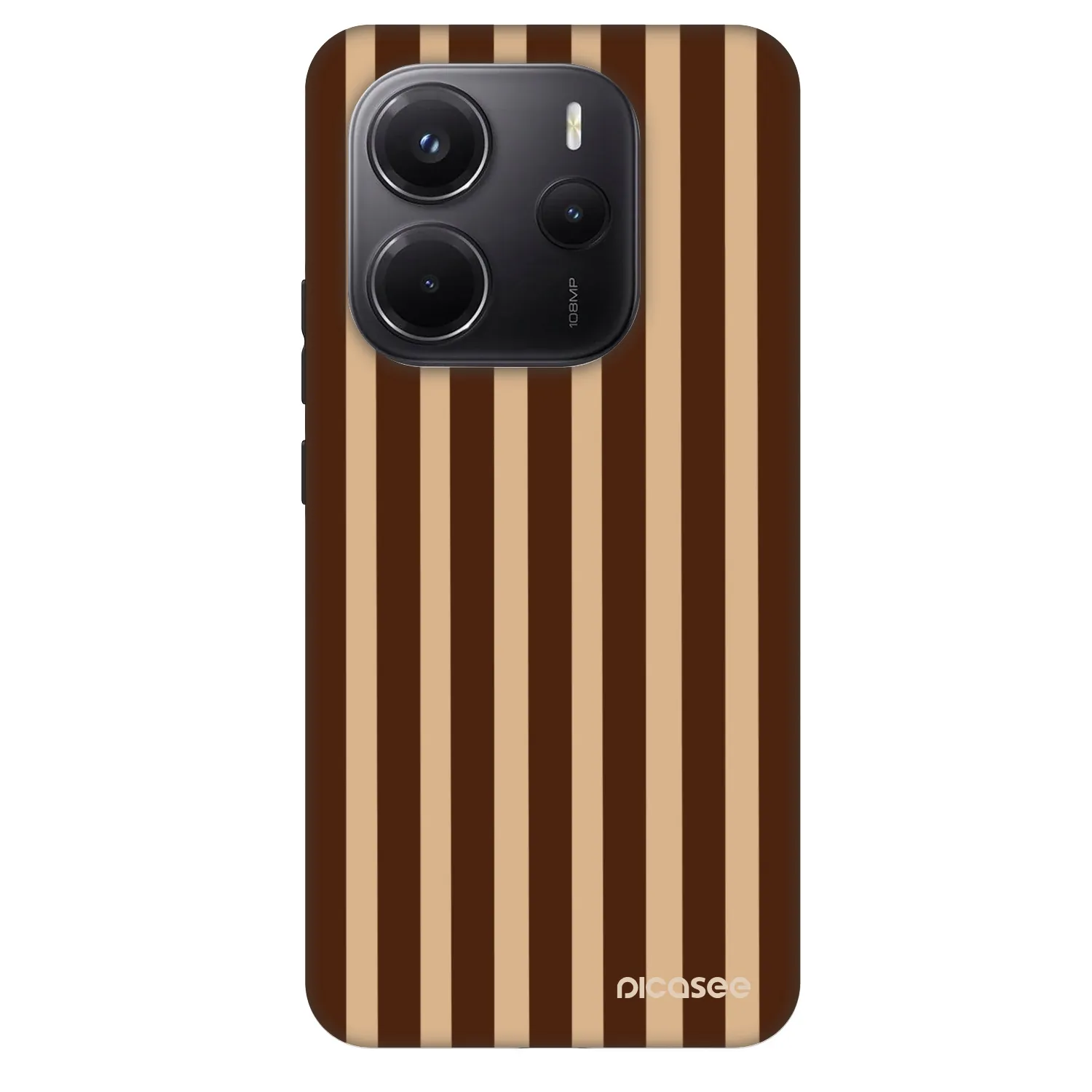 Picasee Fashion Case na Xiaomi Redmi Note 14 5G - Brown lines
