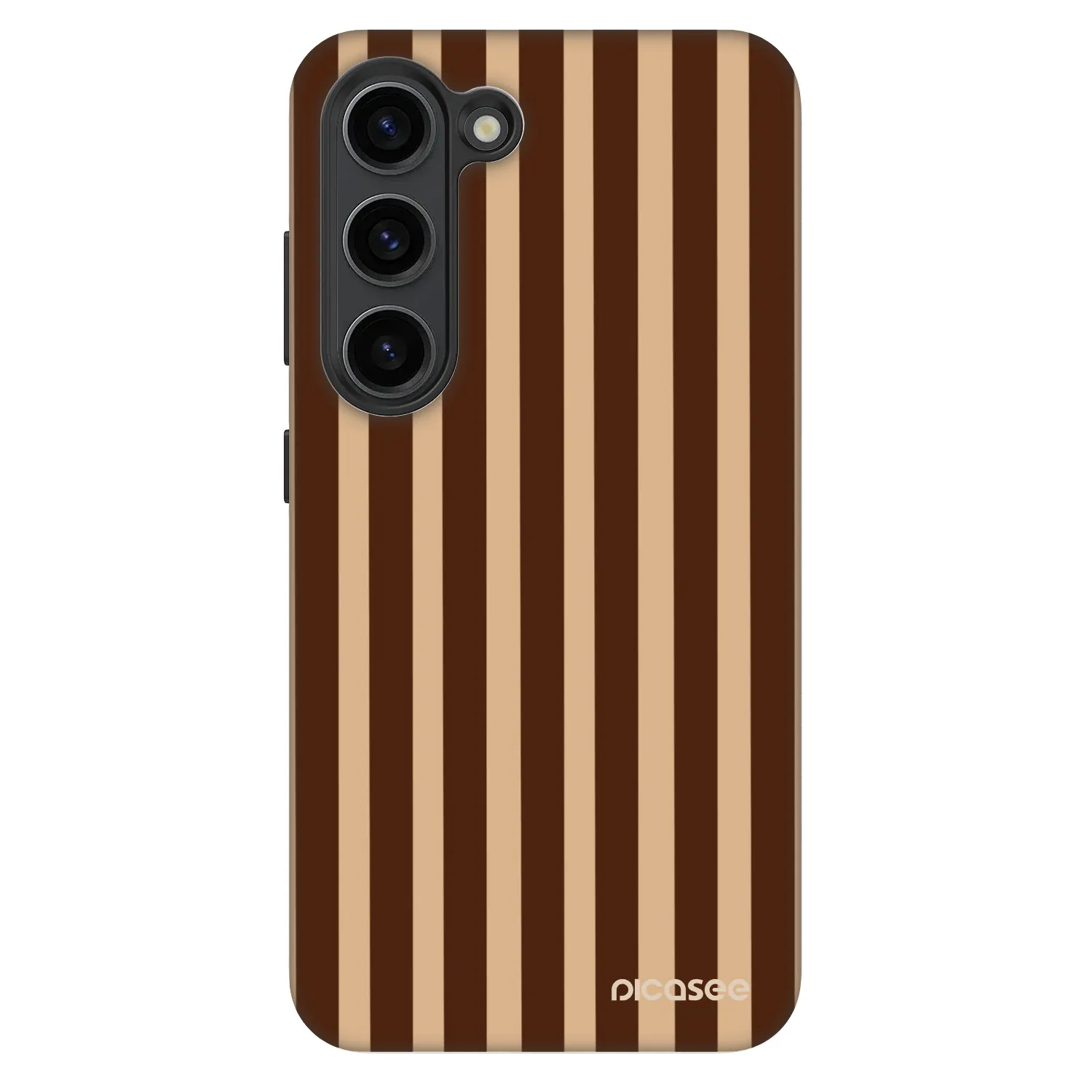 Picasee Fashion Case na Samsung Galaxy S23 5G - Brown lines