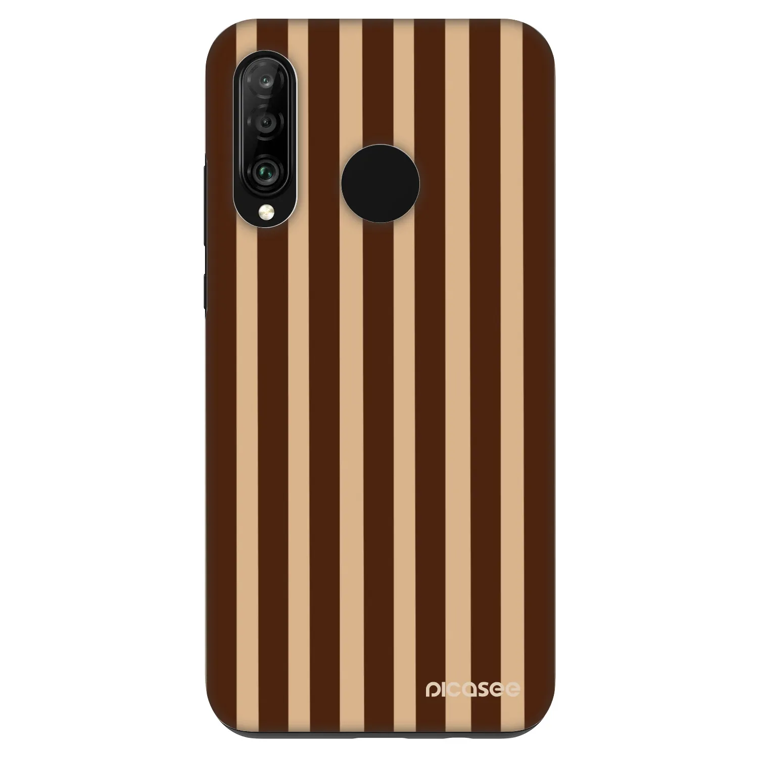 Picasee Fashion Case na Huawei P30 Lite - Brown lines