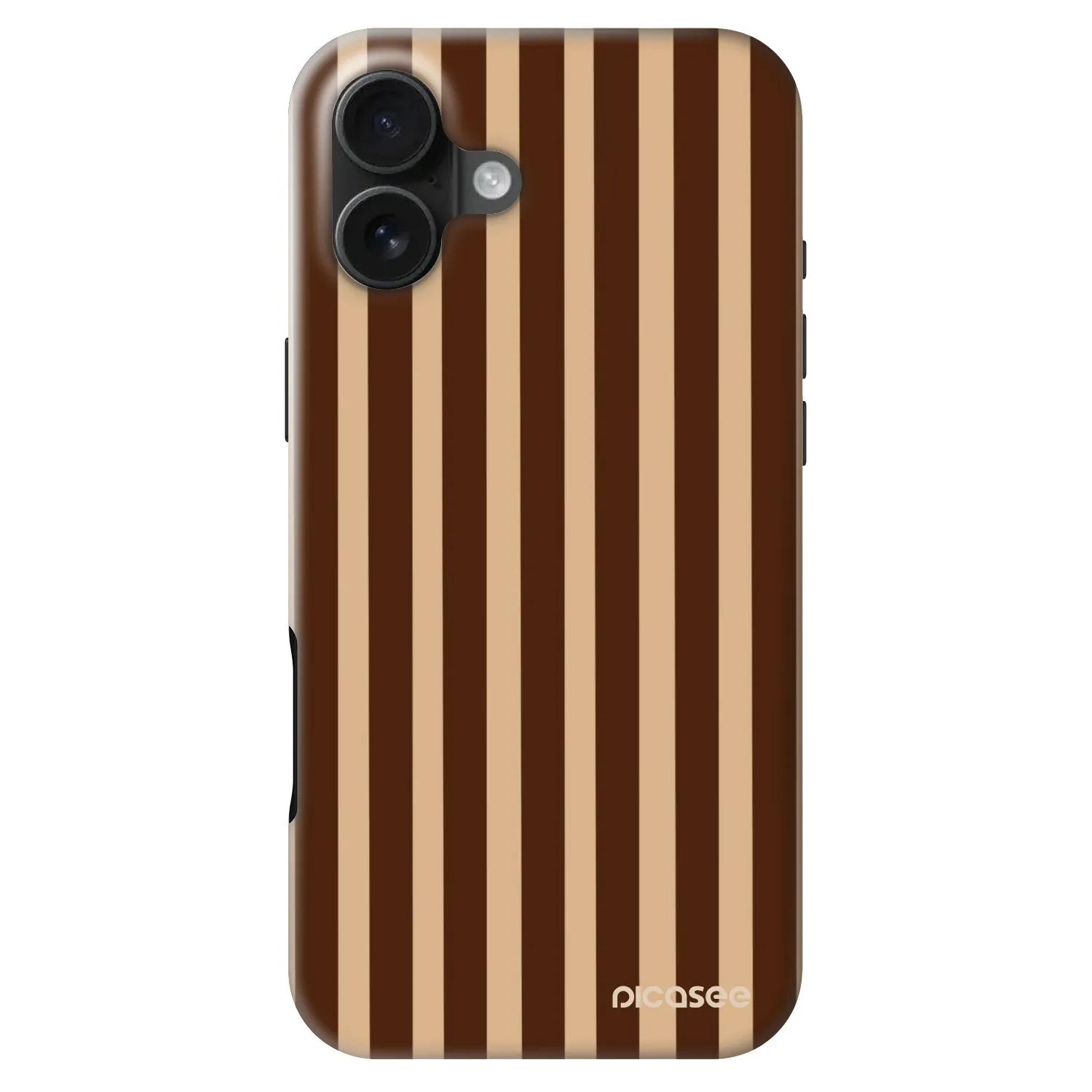 Picasee Fashion Case MagSafe na Apple iPhone 16 Plus - Brown lines