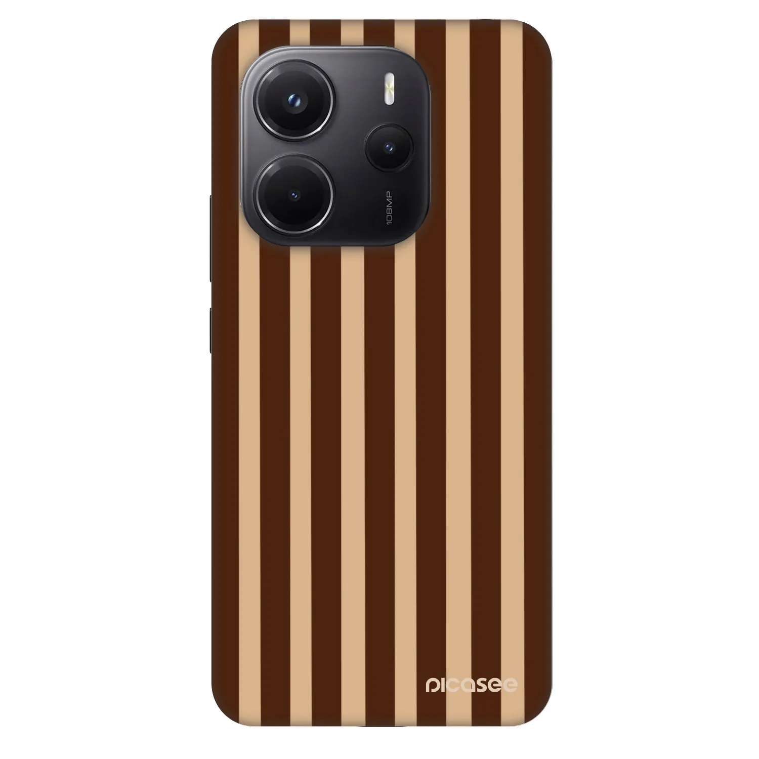 Picasee Fashion Case na Xiaomi Redmi Note 14 4G - Brown lines