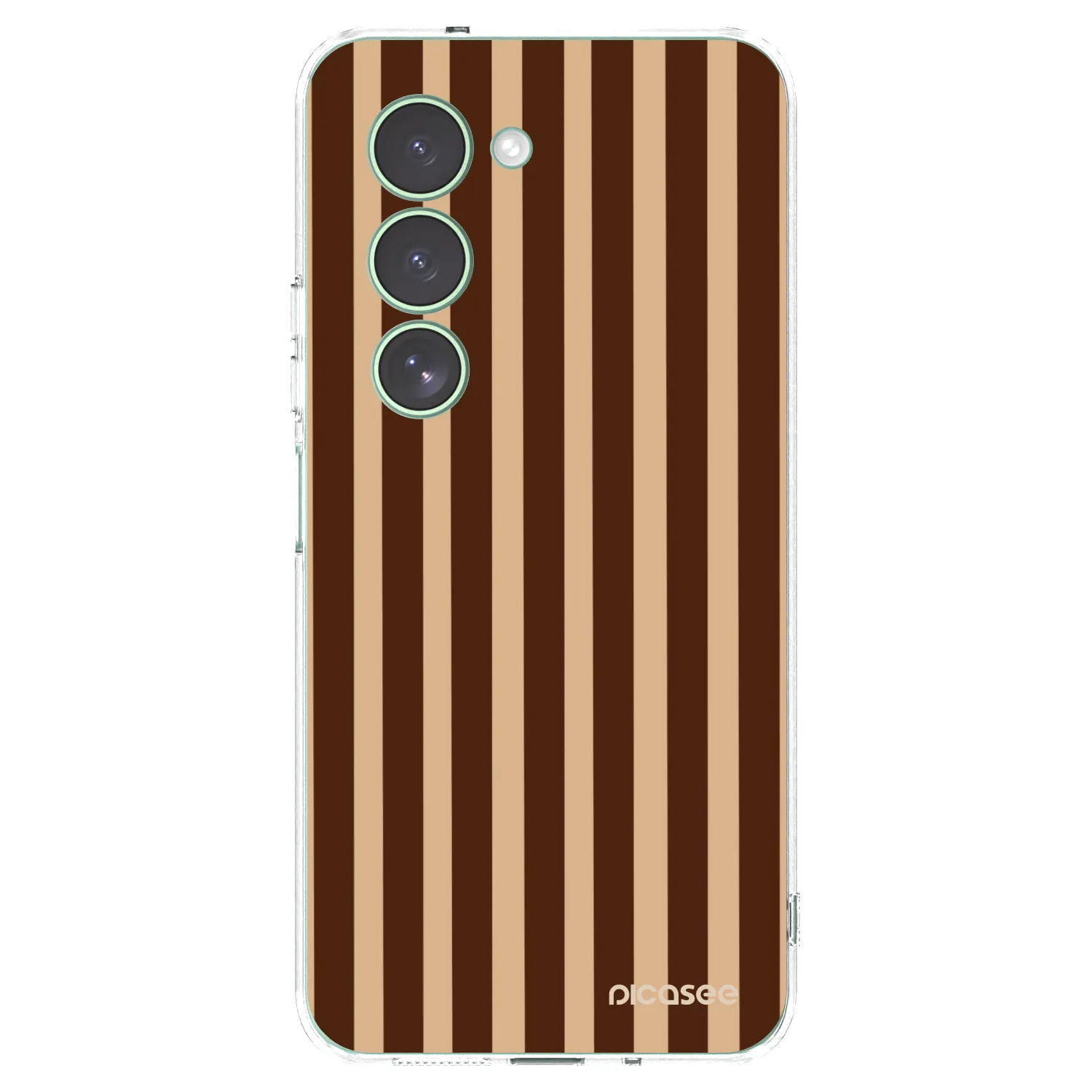 Picasee silikonowe przeźroczyste etui na Xiaomi Redmi 15 5G - Brown lines