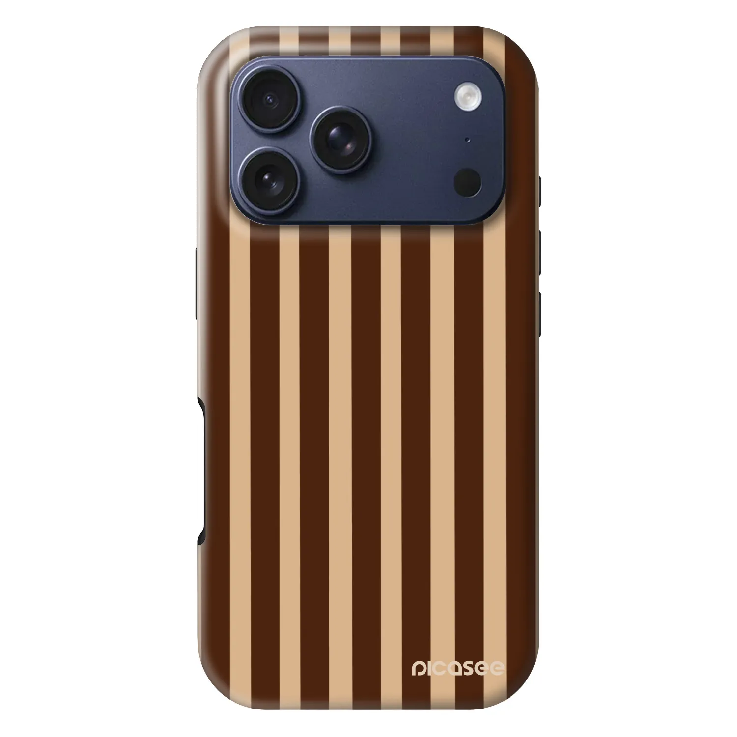 Picasee Fashion Case MagSafe na Apple iPhone 18 Pro - Brown lines