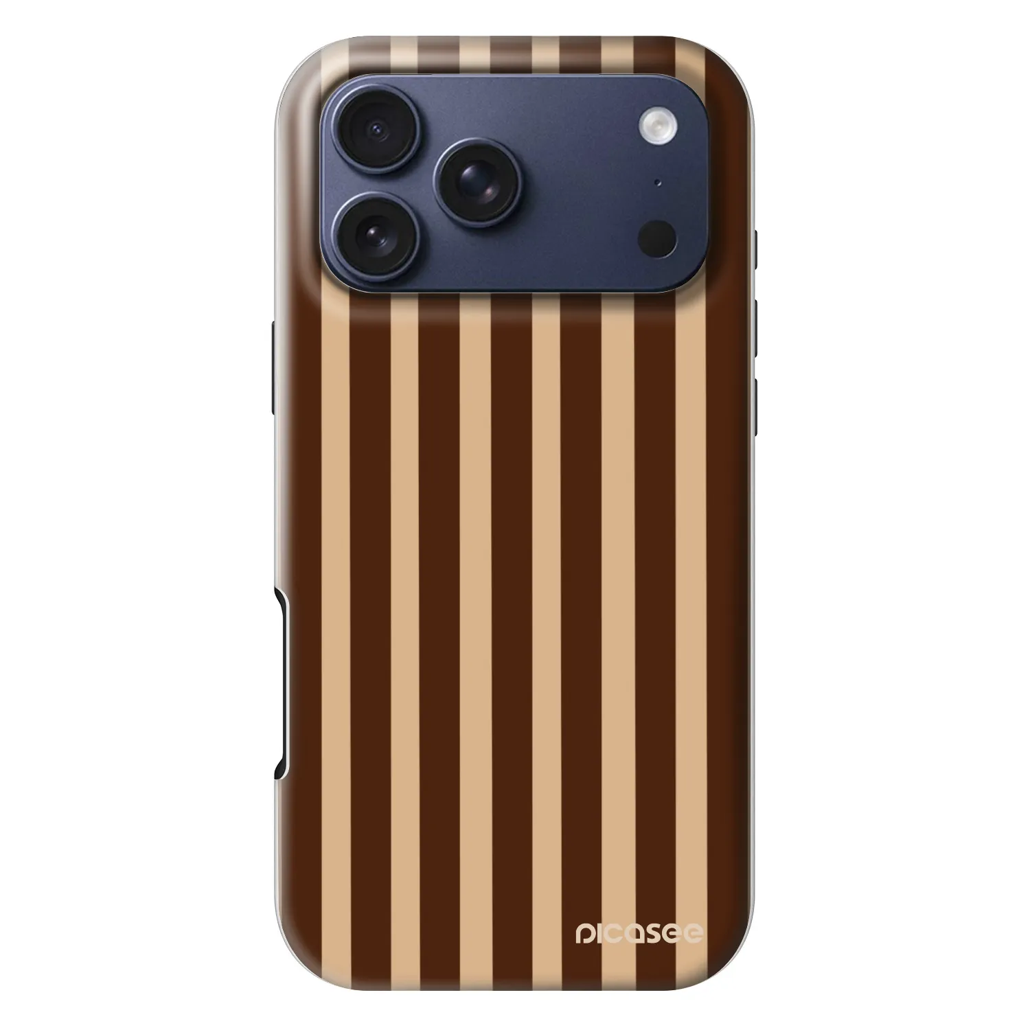 Picasee Fashion Case MagSafe na Apple iPhone 18 Pro Max - Brown lines