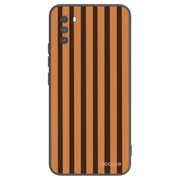 Picasee silikonowe czarne etui na Xiaomi Poco M3 - Caramel lines