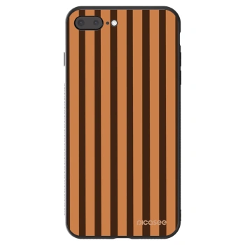 Etui na Apple iPhone 8 Plus - Caramel lines