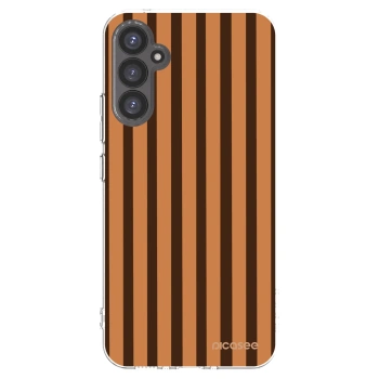 Picasee silikonowe przeźroczyste etui na Samsung Galaxy A34 5G A346B - Caramel lines
