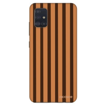 Etui na Samsung Galaxy A51 A515F - Caramel lines