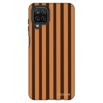 Etui na Samsung Galaxy A12 A125F - Caramel lines