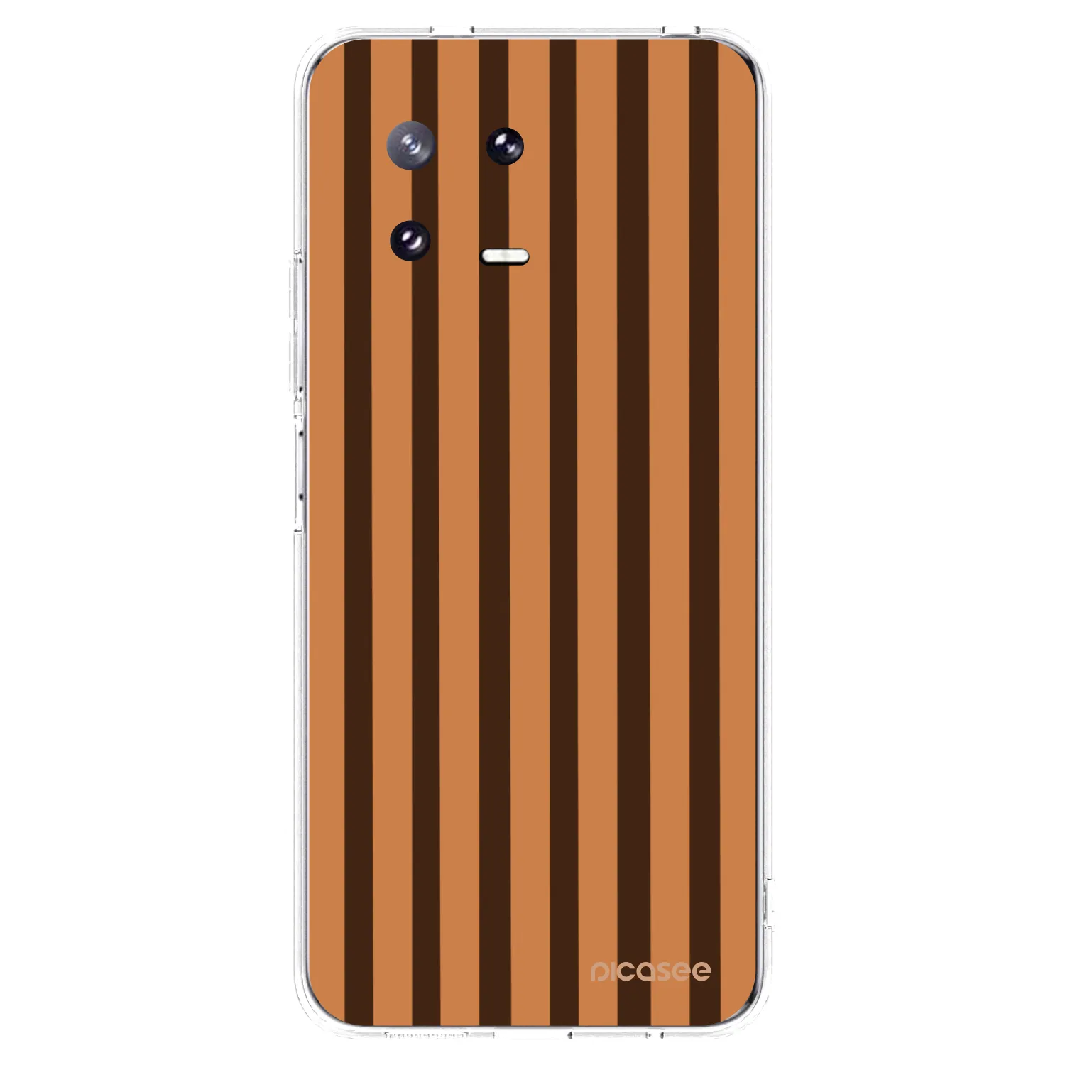 Picasee silikonowe przeźroczyste etui na Xiaomi 13 Pro - Caramel lines