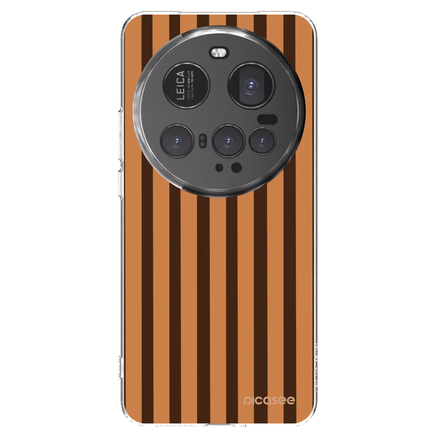 Picasee silikonowe przeźroczyste etui na Xiaomi 15 Ultra - Caramel lines