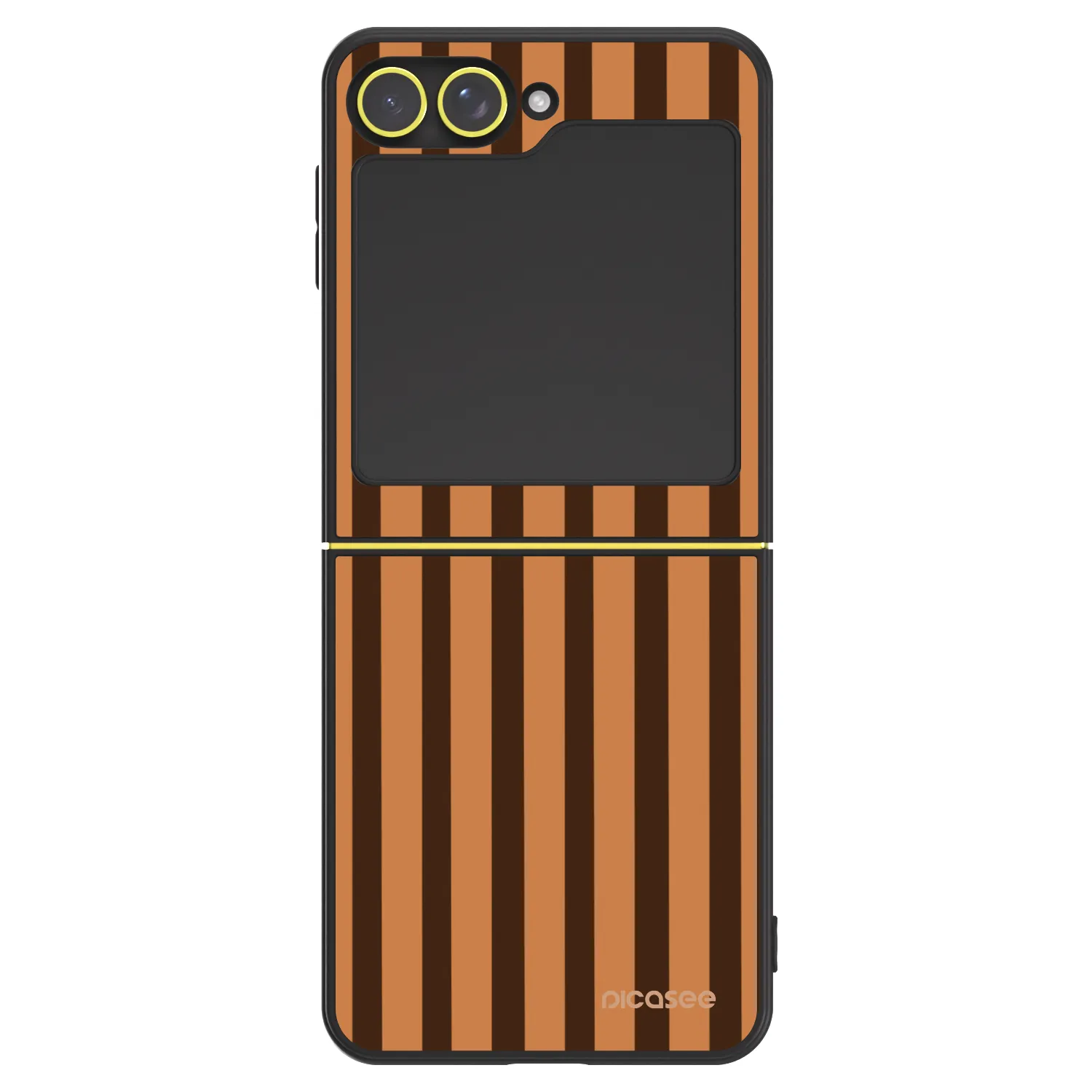 Picasee ULTIMATE CASE na Samsung Galaxy Z Flip5 5G - Caramel lines