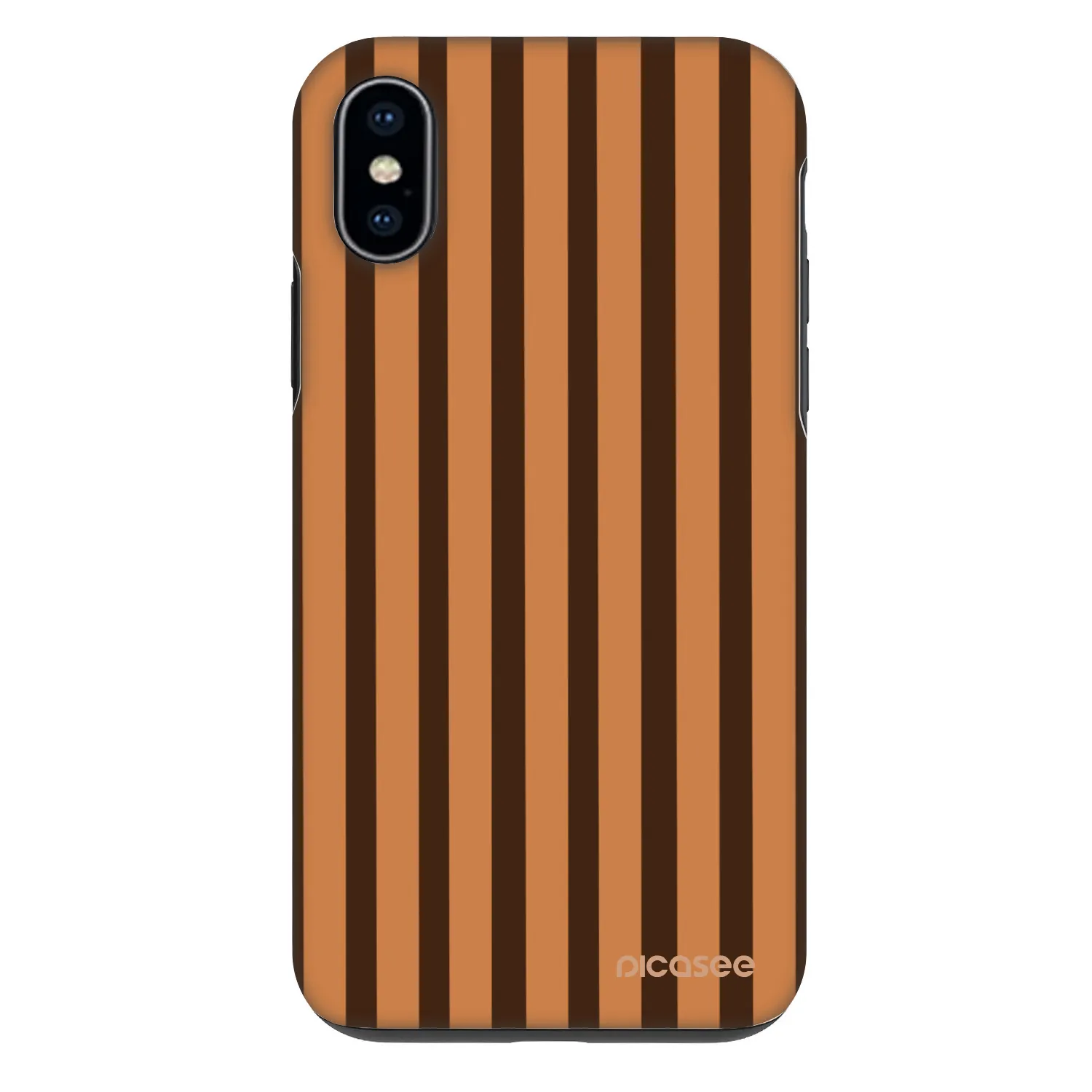 Picasee Fashion Case na Apple iPhone X/XS - Caramel lines