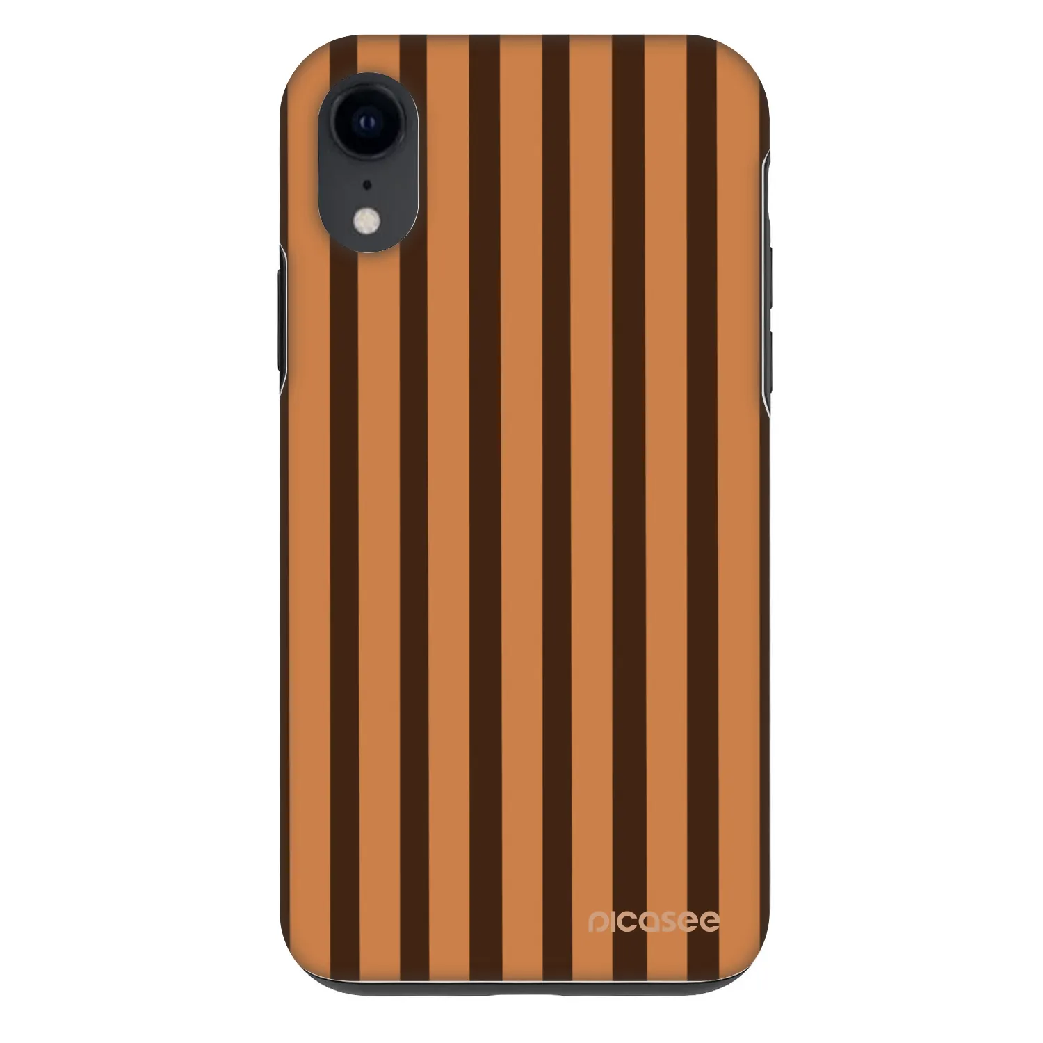 Picasee Fashion Case na Apple iPhone XR - Caramel lines