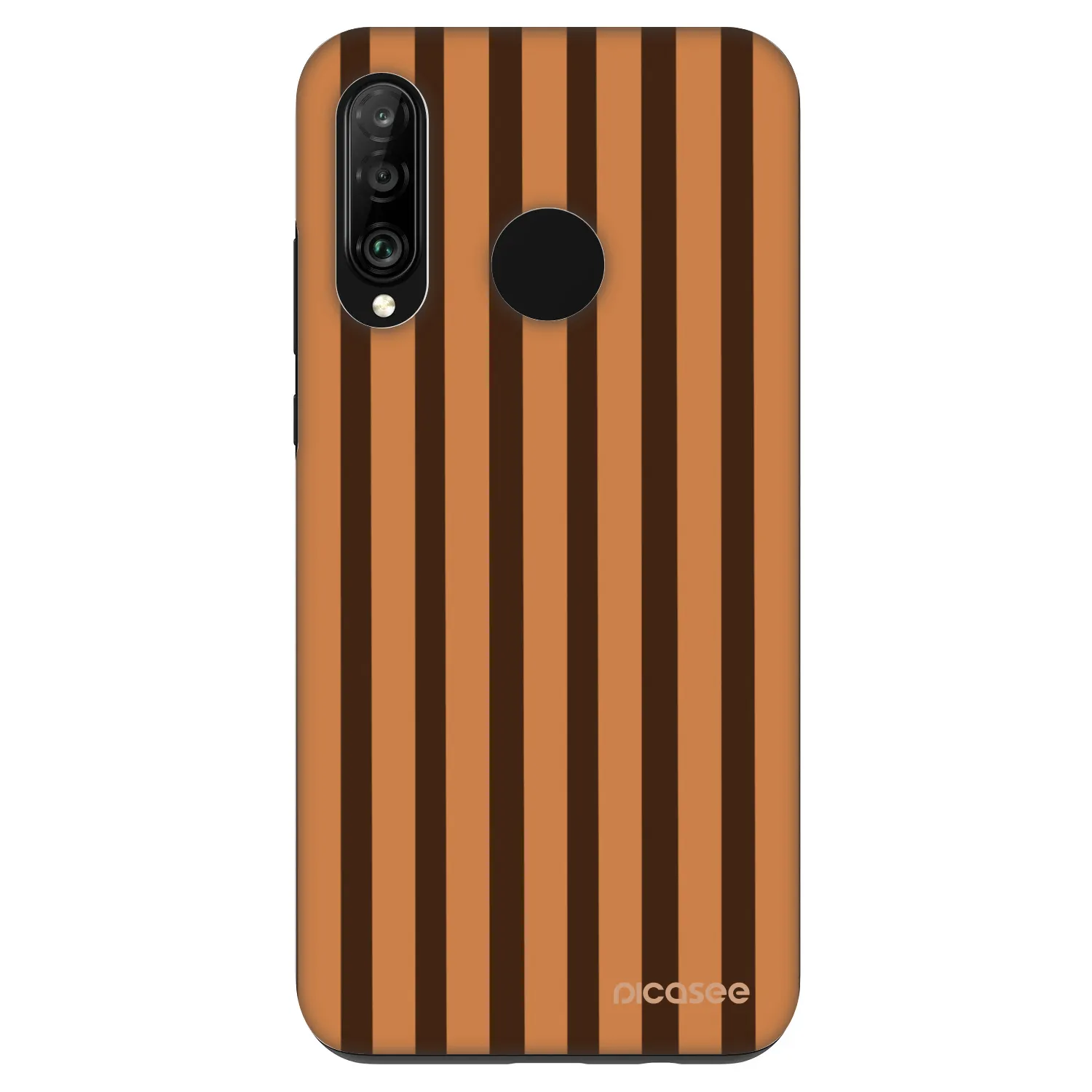 Picasee Fashion Case na Huawei P30 Lite - Caramel lines