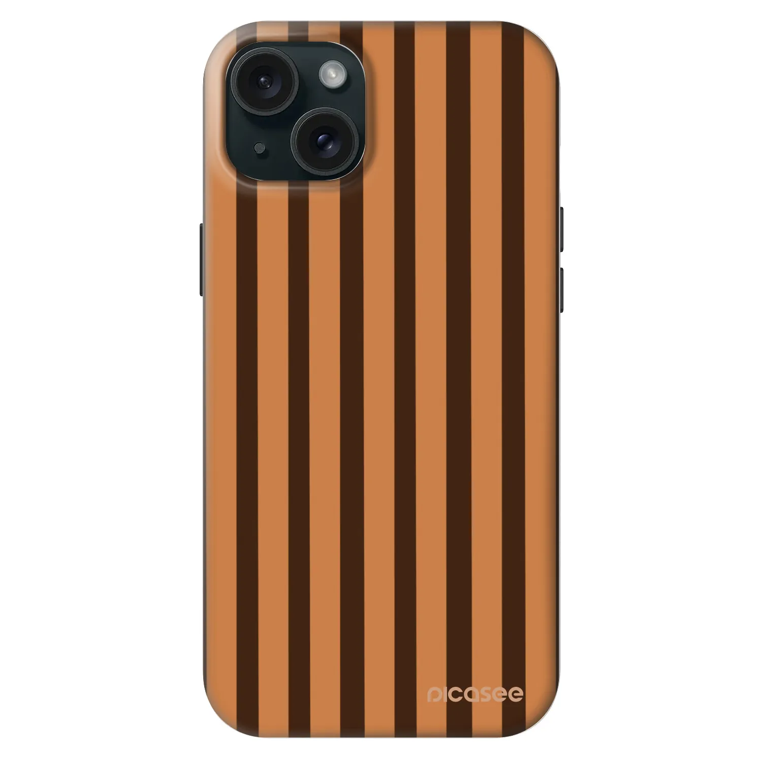 Picasee Fashion Case MagSafe na Apple iPhone 15 Plus - Caramel lines