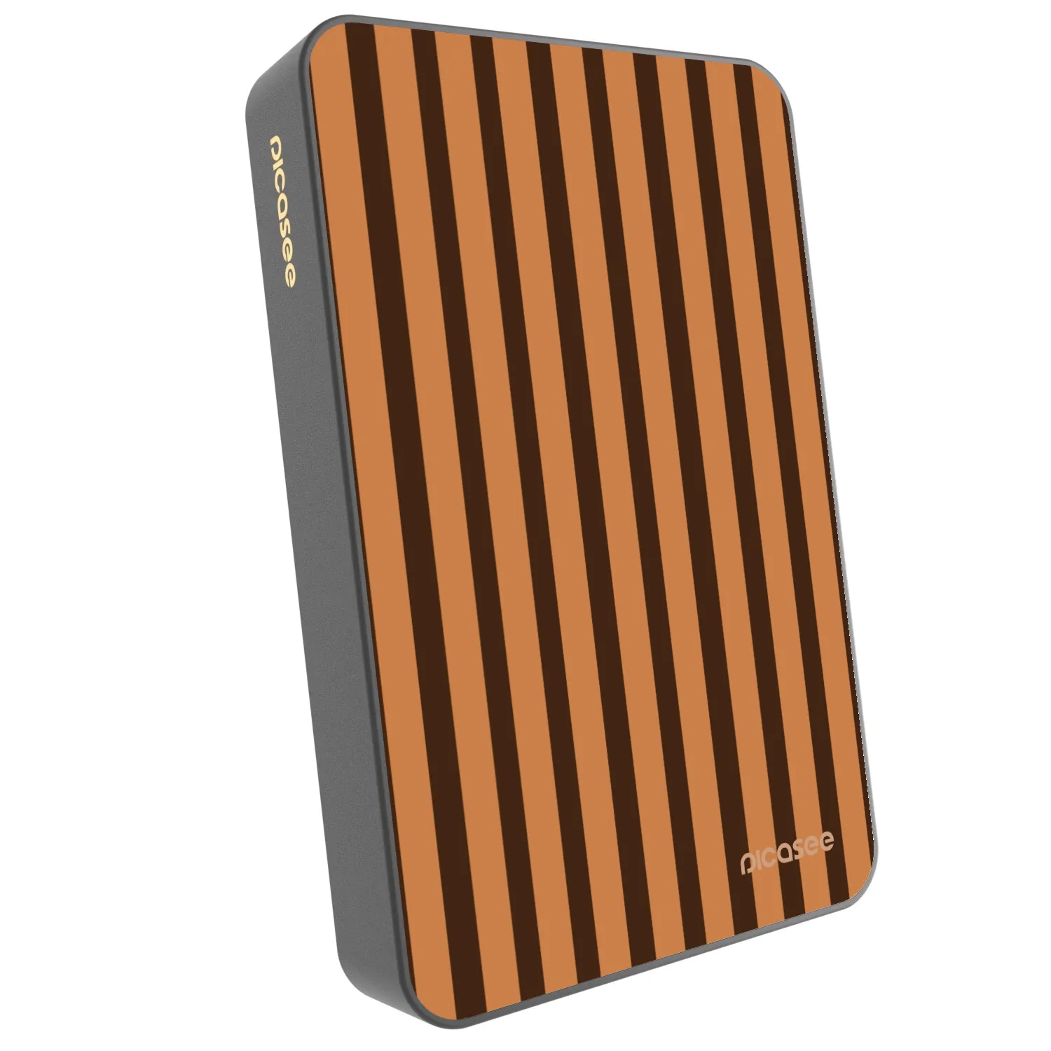 Picasee Powerbank z MagSafe 10 000 mAh Szary - Caramel lines