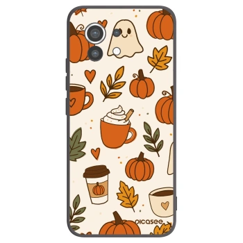 Picasee silikonowe czarne etui na Xiaomi Mi 11 - Fall vibes