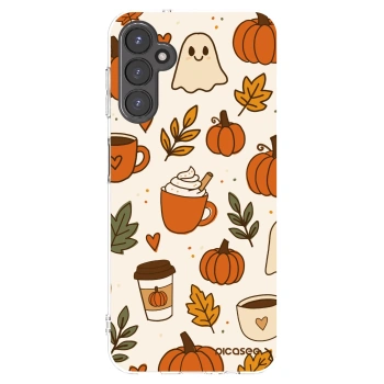 Picasee silikonowe przeźroczyste etui na Samsung Galaxy A14 5G A146P - Fall vibes