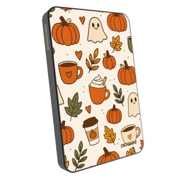 Powerbank z MagSafe 5 000 mAh Szary - Fall vibes