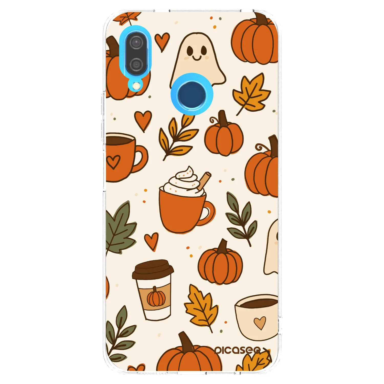 Picasee silikonowe przeźroczyste etui na Huawei P20 Lite - Fall vibes
