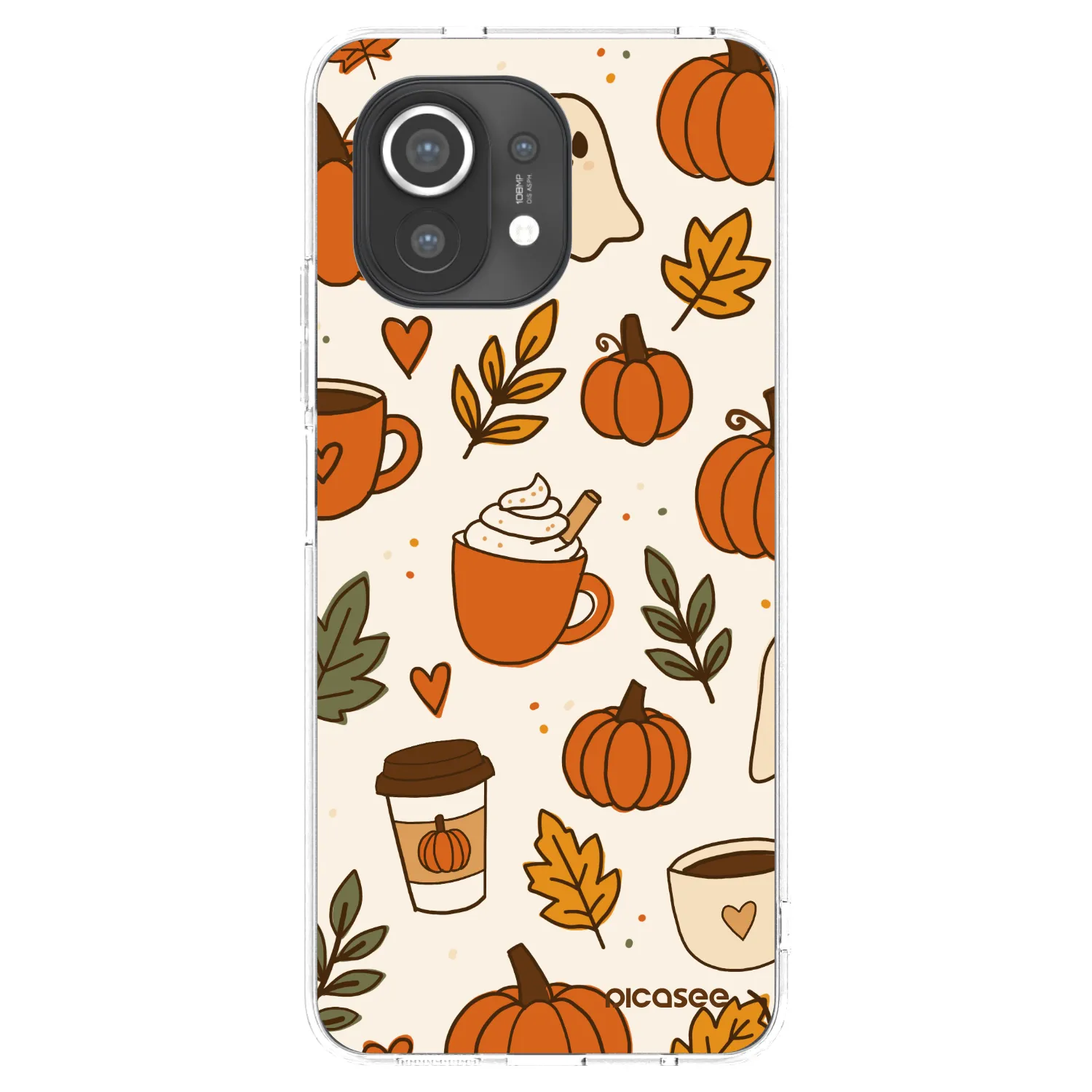 Picasee silikonowe przeźroczyste etui na Xiaomi Mi 11 - Fall vibes