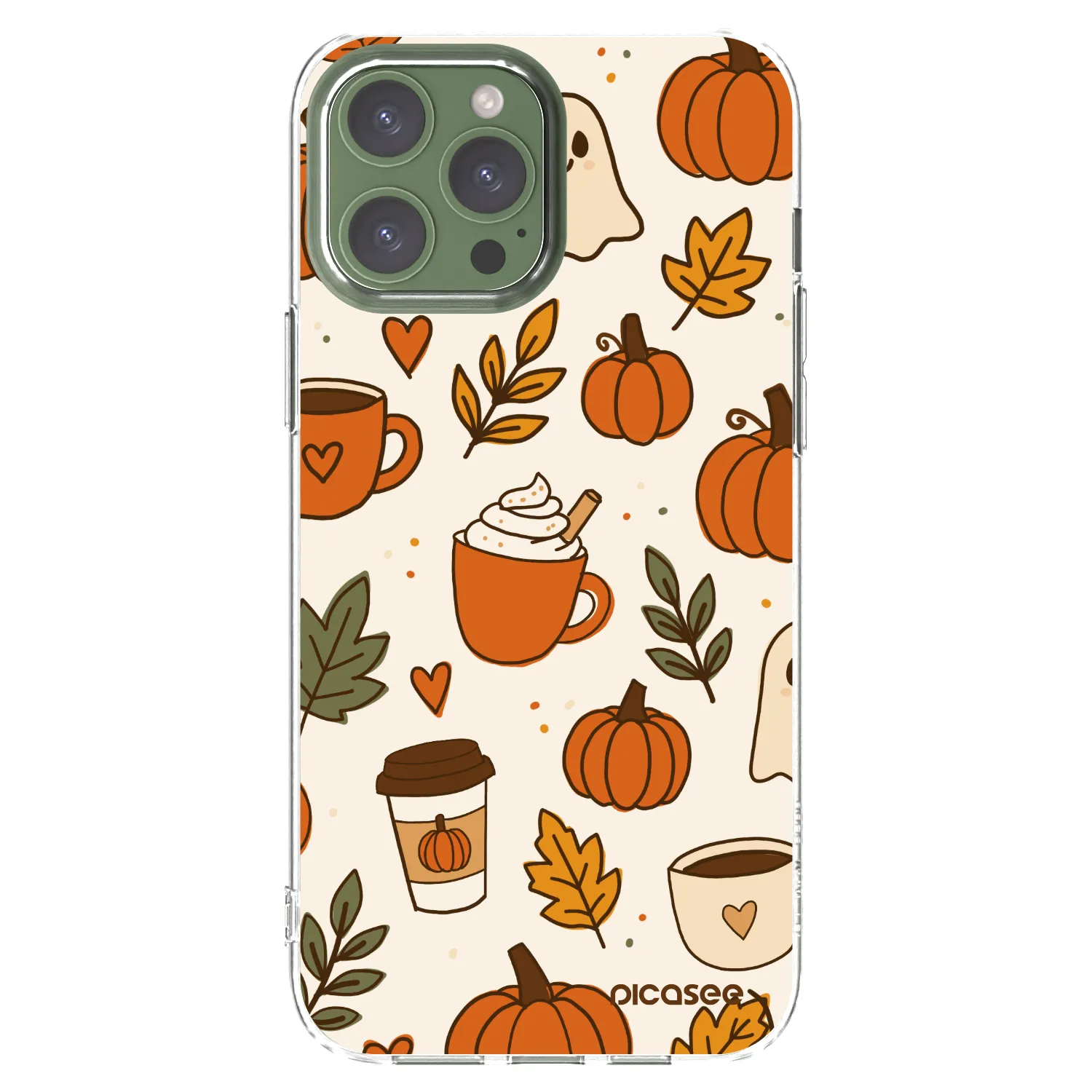 Picasee silikonowe przeźroczyste etui na Apple iPhone 13 Pro Max - Fall vibes