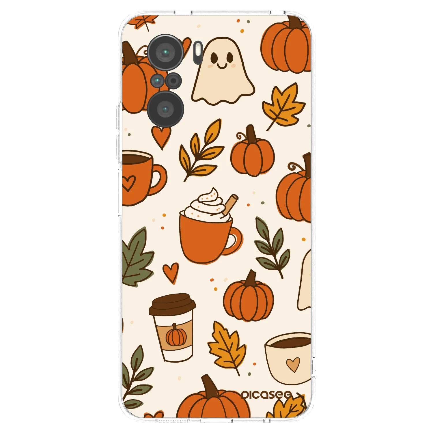 Picasee silikonowe przeźroczyste etui na Xiaomi Poco F3 - Fall vibes