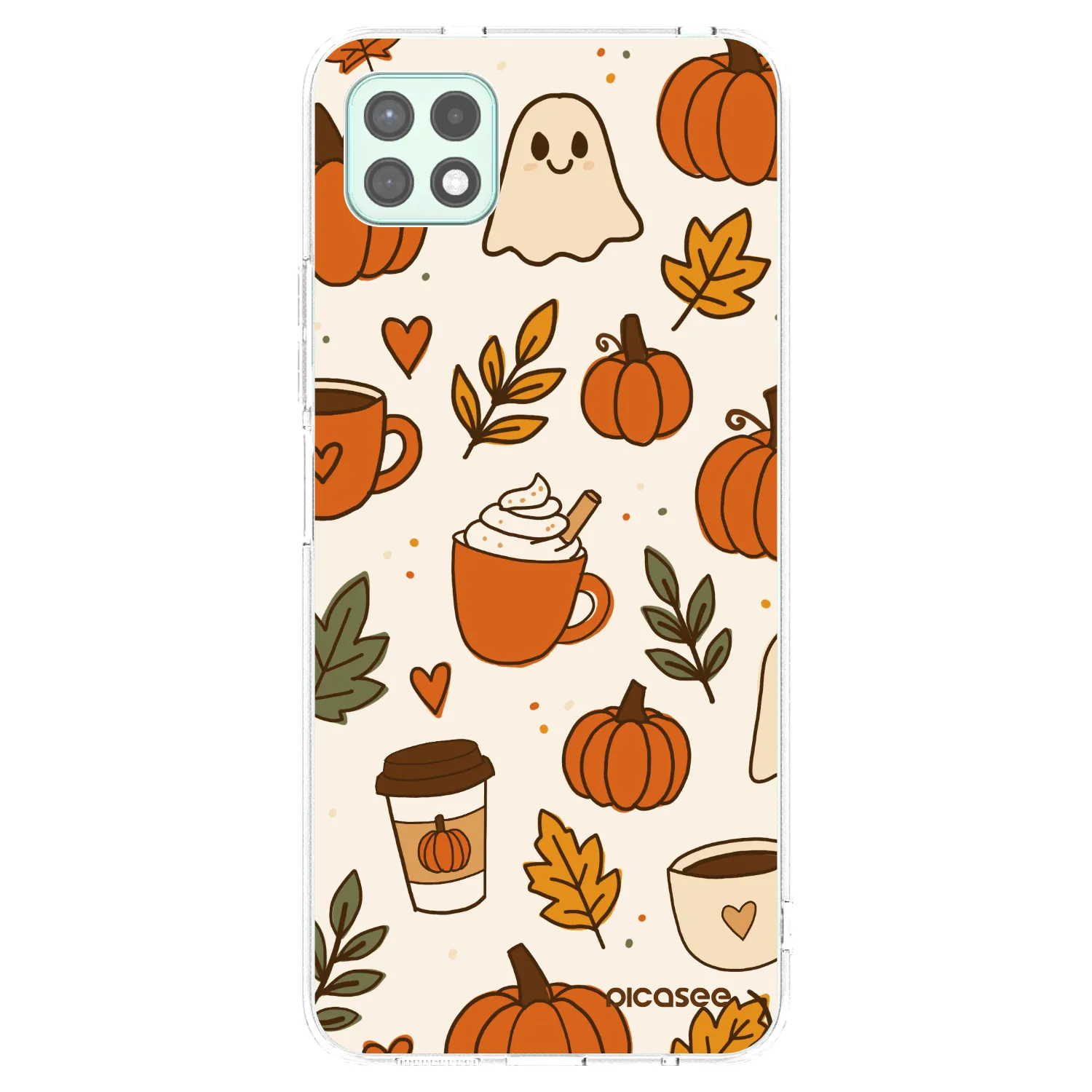 Picasee silikonowe przeźroczyste etui na Samsung Galaxy A22 A226B 5G - Fall vibes