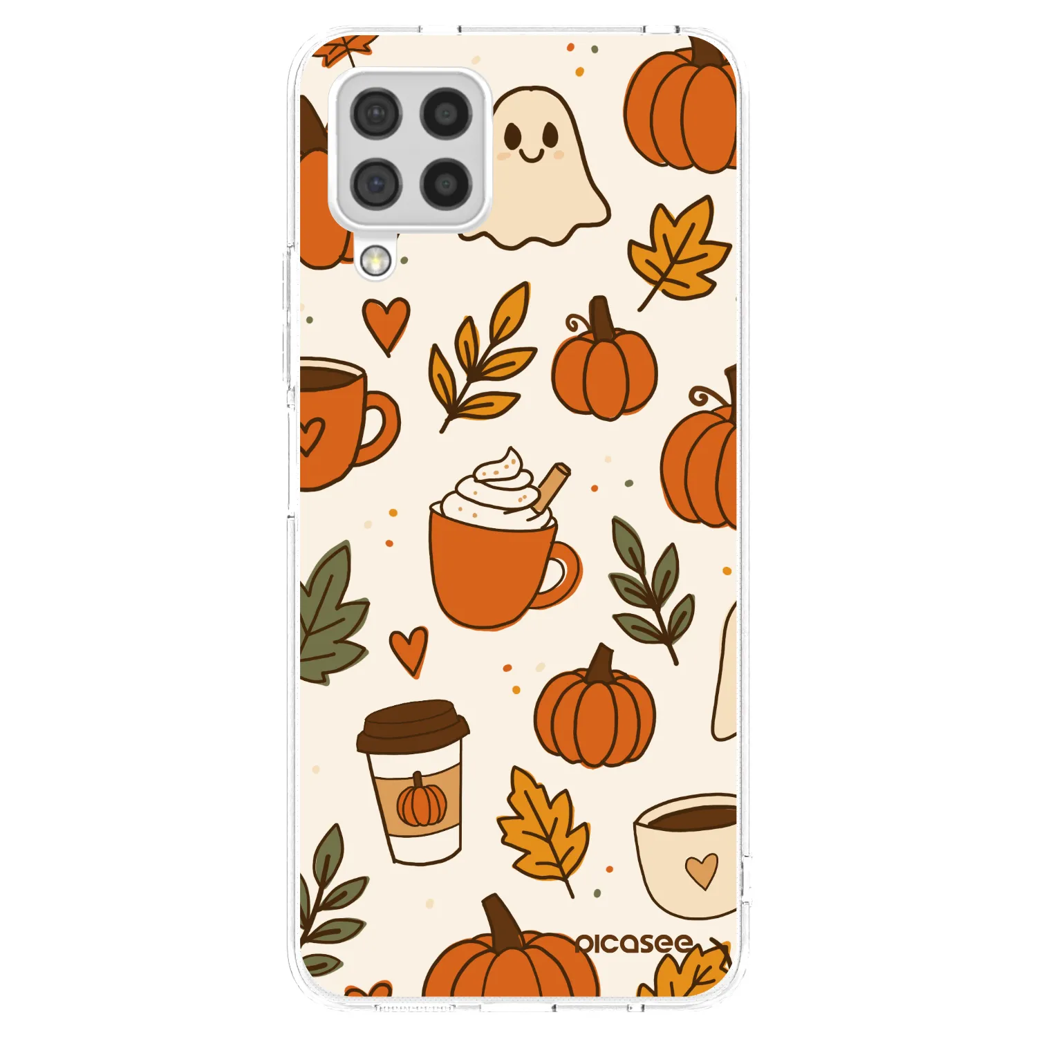 Picasee silikonowe przeźroczyste etui na Samsung Galaxy A22 A225F 4G - Fall vibes