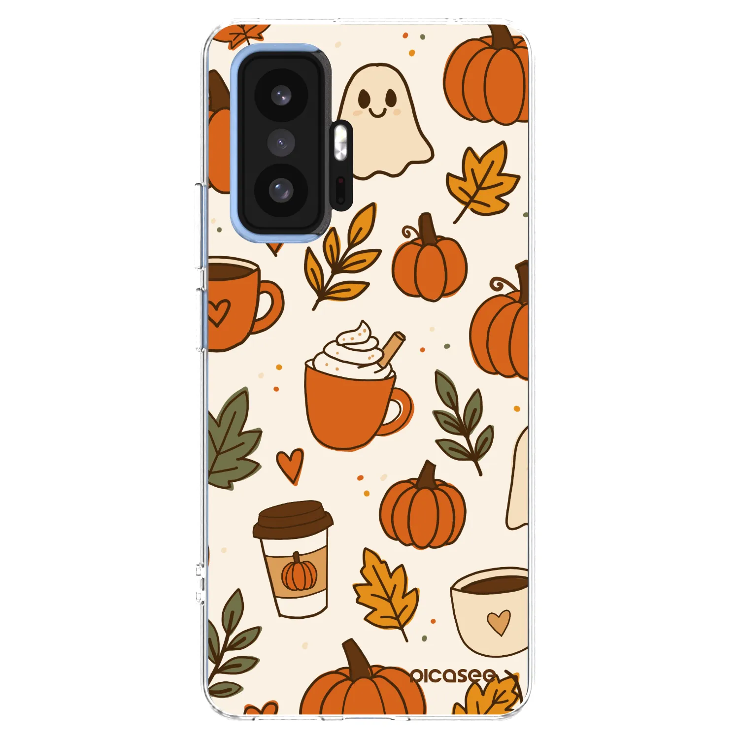 Picasee silikonowe przeźroczyste etui na Xiaomi 11T Pro - Fall vibes