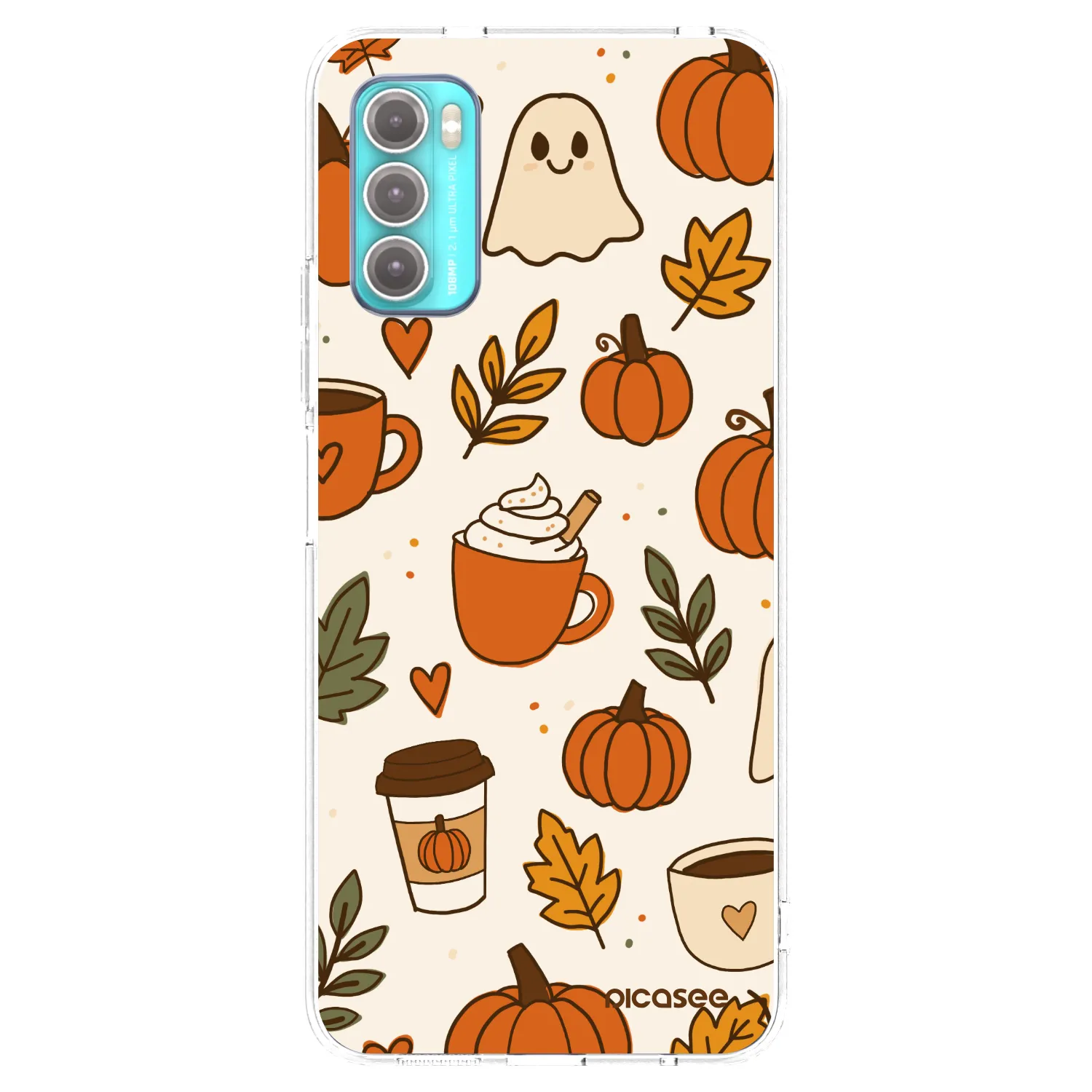 Picasee silikonowe przeźroczyste etui na Motorola Moto G60 - Fall vibes