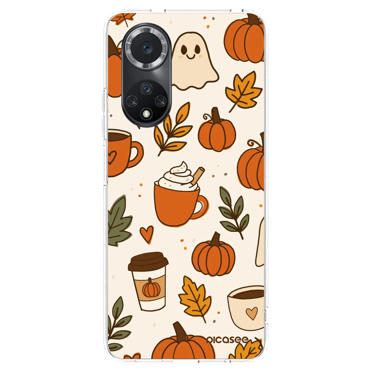 Picasee silikonowe przeźroczyste etui na Huawei Nova 9 SE - Fall vibes