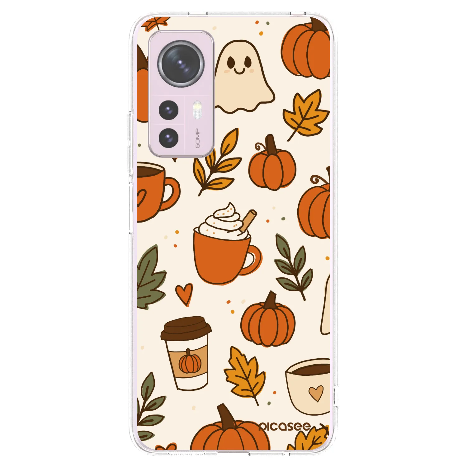Picasee silikonowe przeźroczyste etui na Xiaomi 12 - Fall vibes