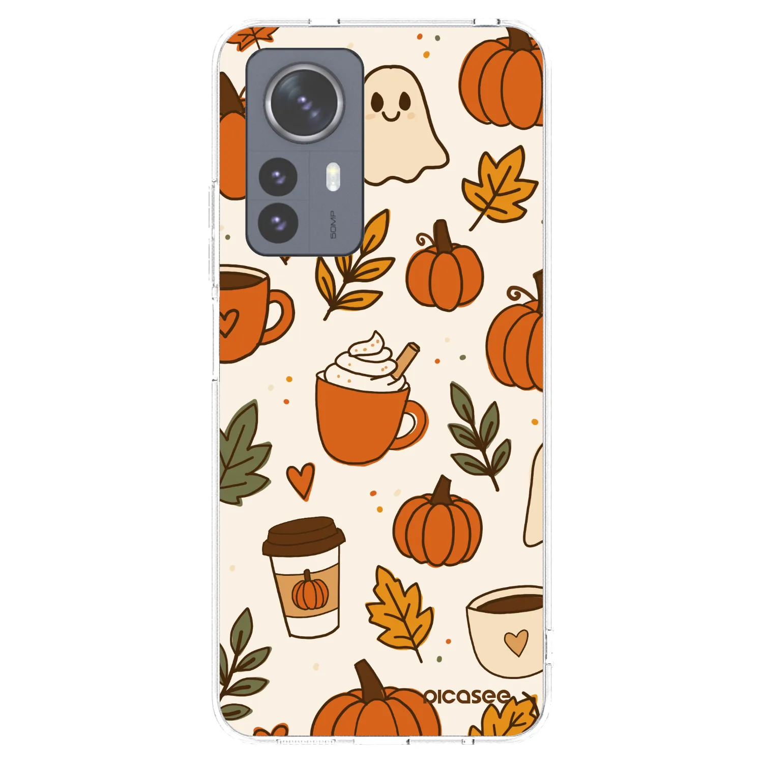 Picasee silikonowe przeźroczyste etui na Xiaomi 12 Pro - Fall vibes