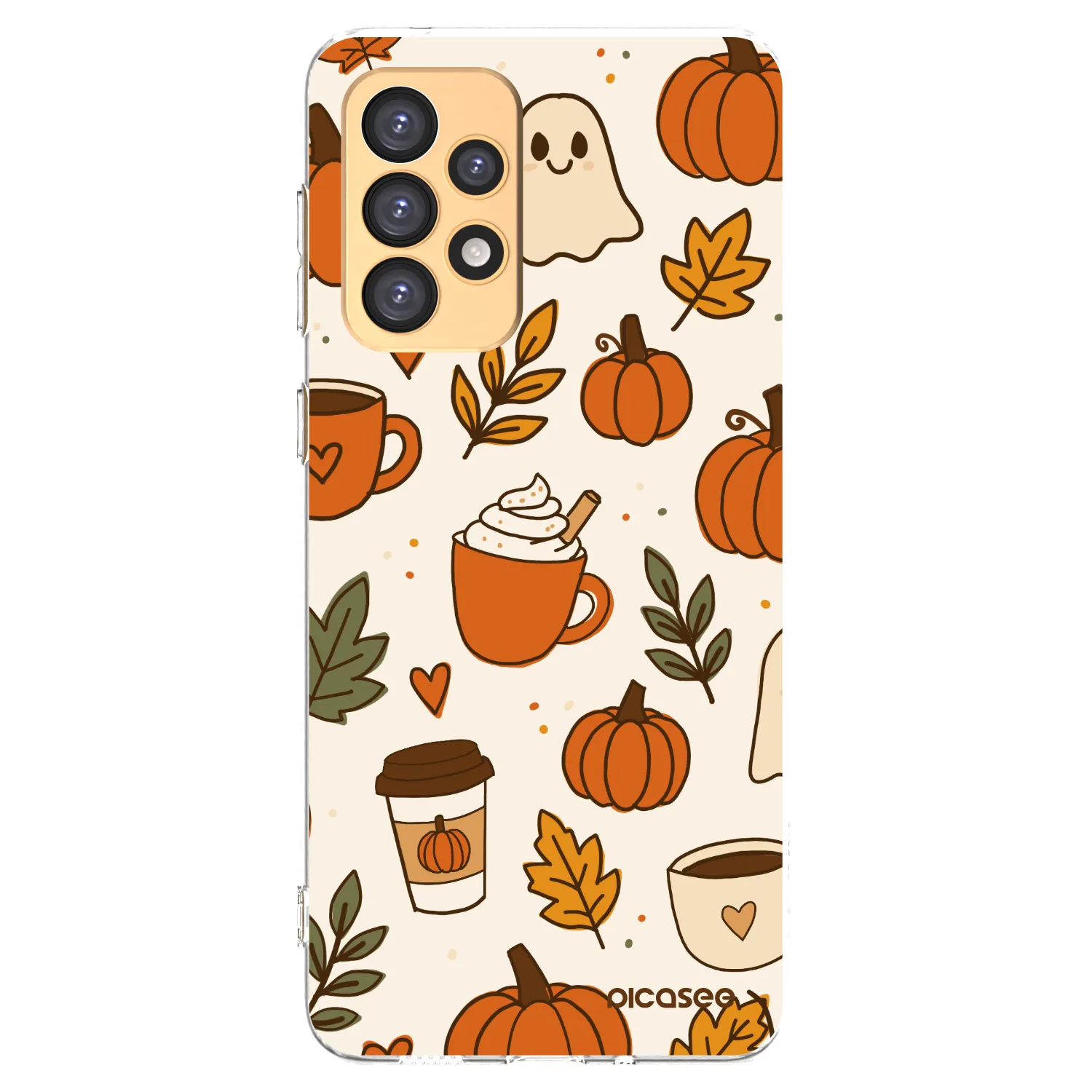 Picasee silikonowe przeźroczyste etui na Samsung Galaxy A33 5G A336 - Fall vibes