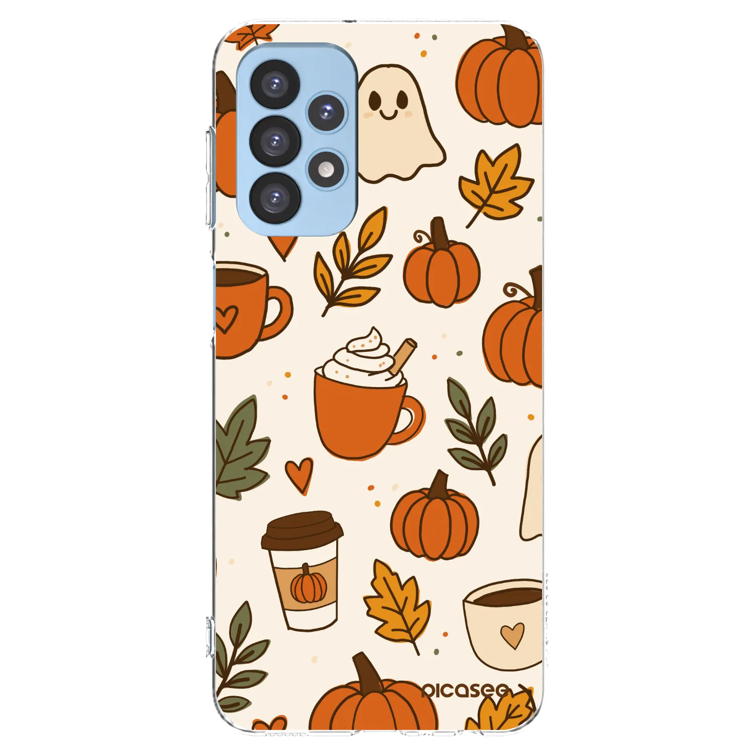 Picasee silikonowe przeźroczyste etui na Samsung Galaxy A23 A235F 4G - Fall vibes