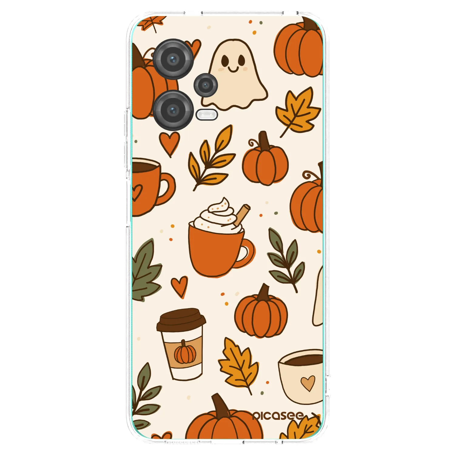 Picasee silikonowe przeźroczyste etui na Xiaomi Poco X5 - Fall vibes