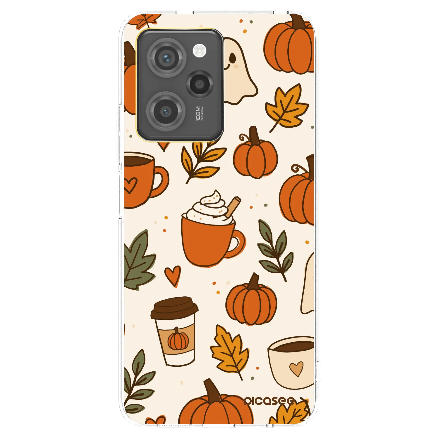 Picasee silikonowe przeźroczyste etui na Xiaomi Poco X5 Pro - Fall vibes