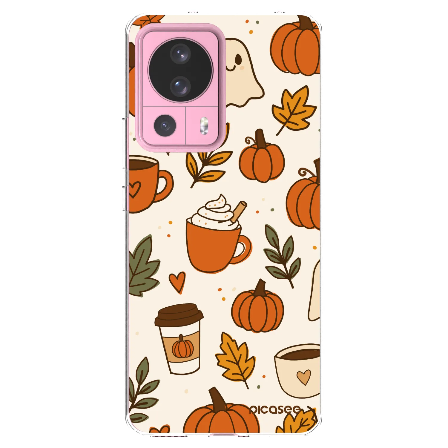 Picasee silikonowe przeźroczyste etui na Xiaomi 13 Lite - Fall vibes