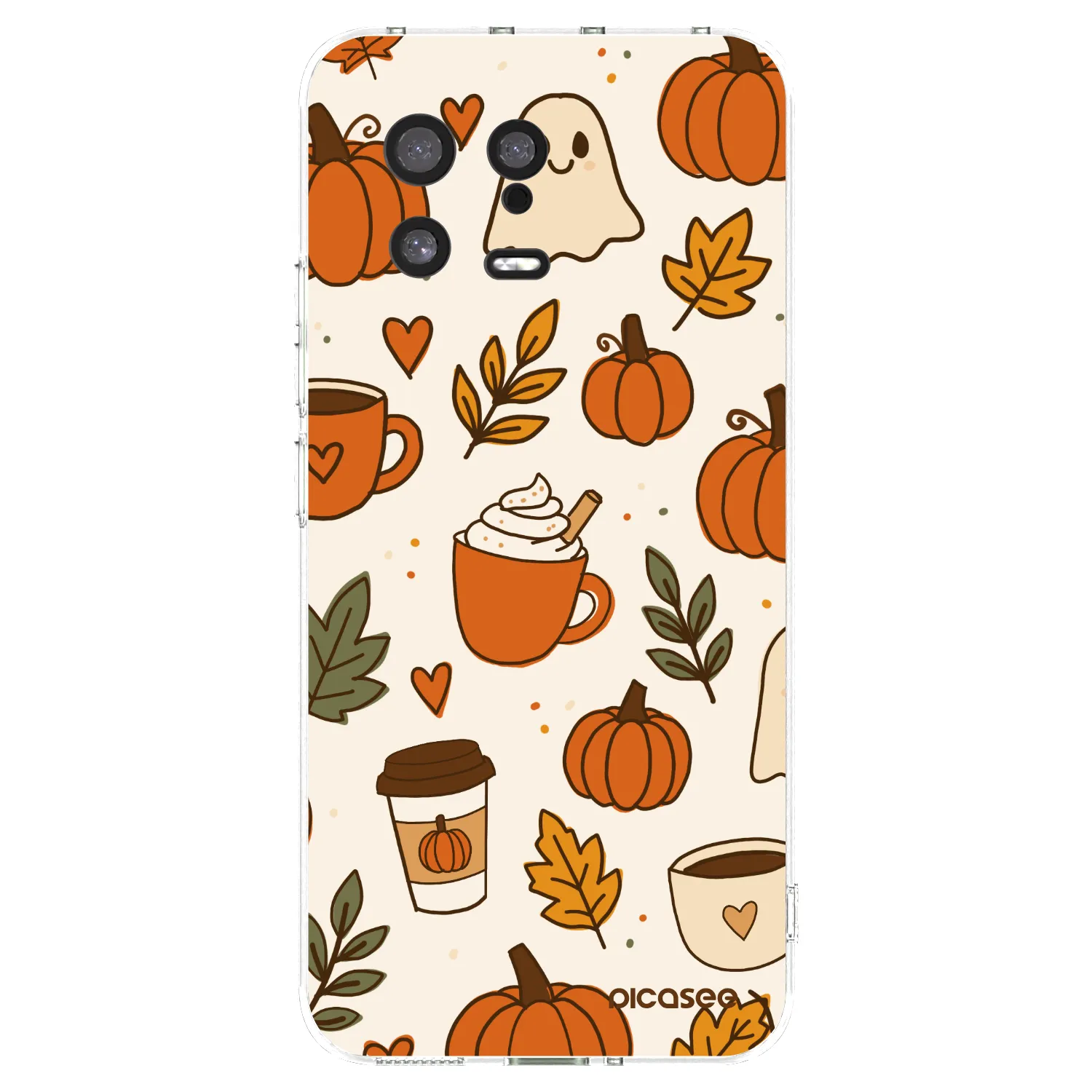 Picasee silikonowe przeźroczyste etui na Xiaomi 13 - Fall vibes