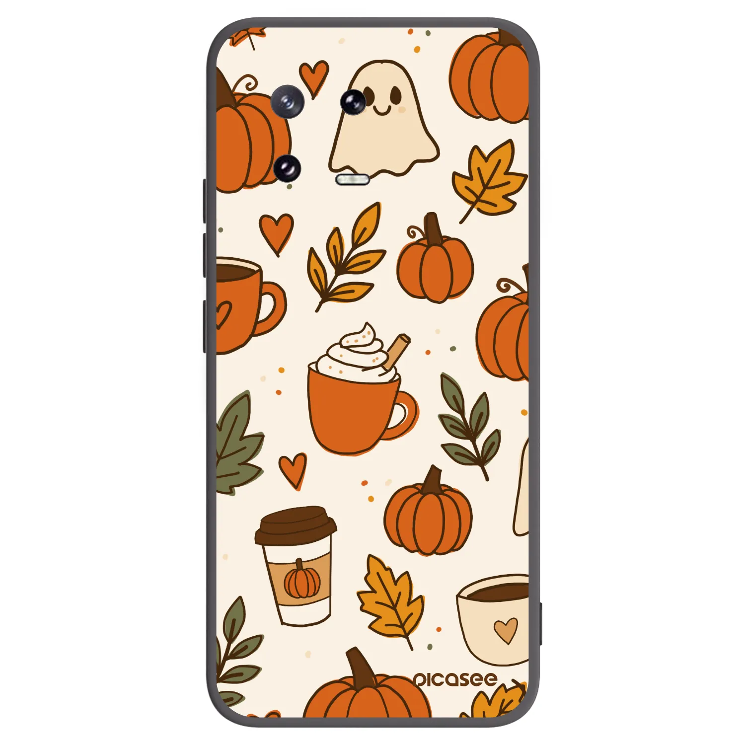 Picasee silikonowe czarne etui na Xiaomi 13 Pro - Fall vibes